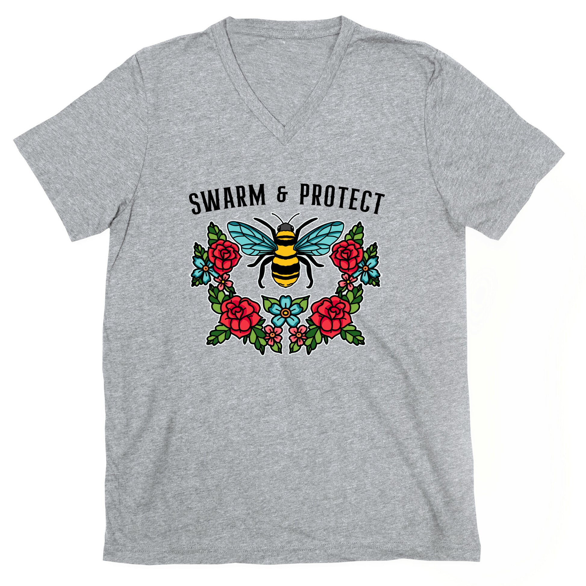 Swarm And Protect V-Neck