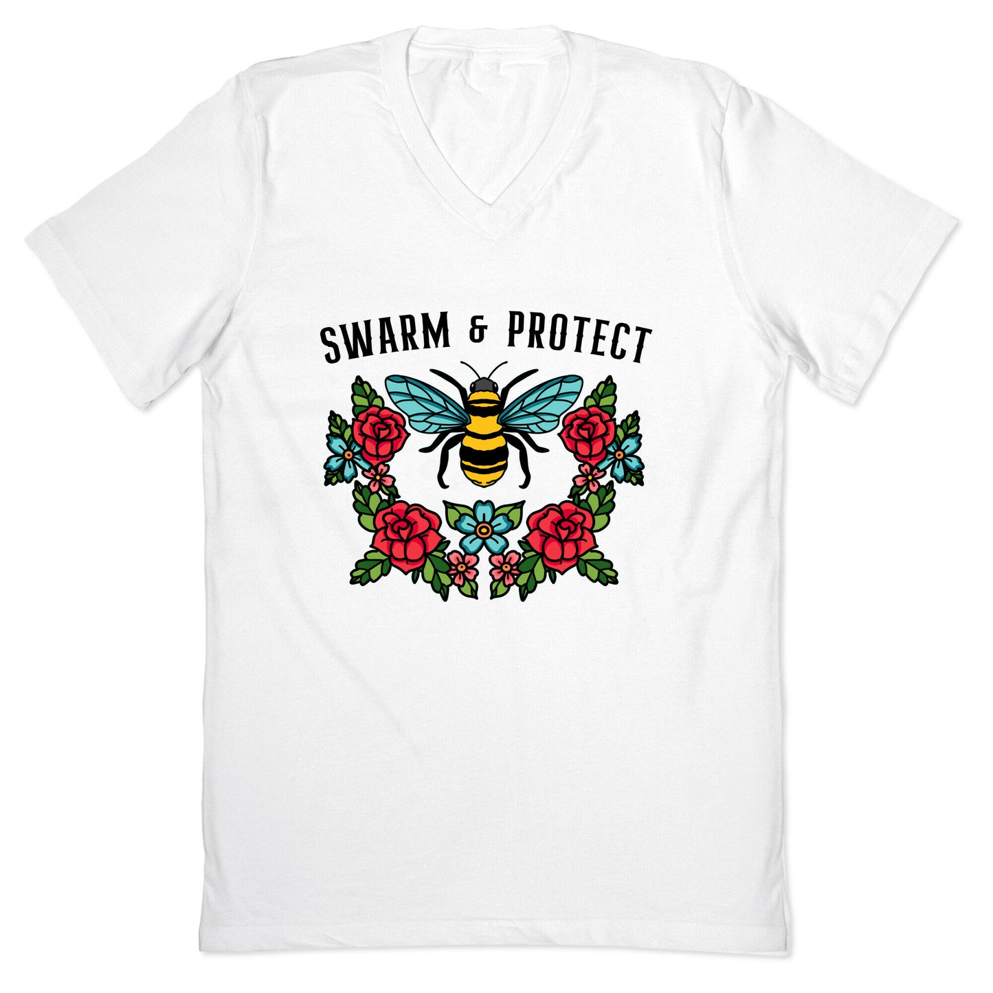 Swarm And Protect V-Neck