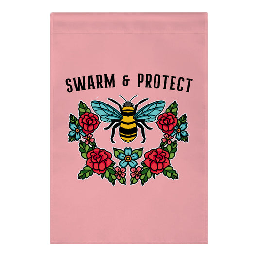 Swarm And Protect Garden Flag