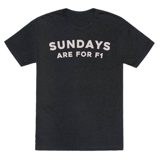 Sundays Are For F1 Unisex Triblend Tee