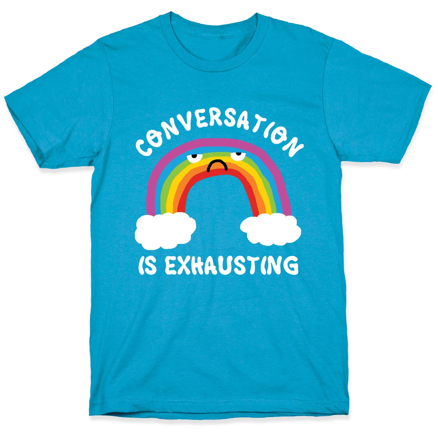 Conversation Is Exhausting Unisex Triblend Tee