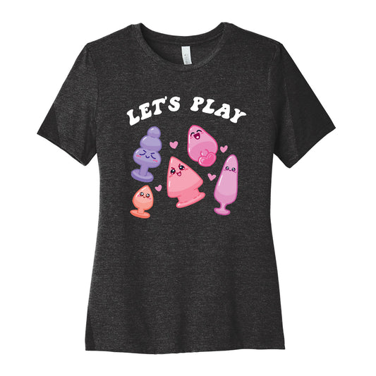 Let's Play (Kawaii Plugs) Women's Cotton Tee