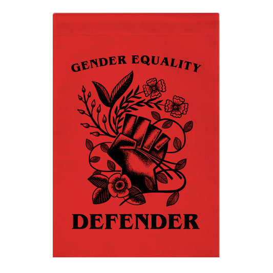 Gender Equality Defender Garden Flag
