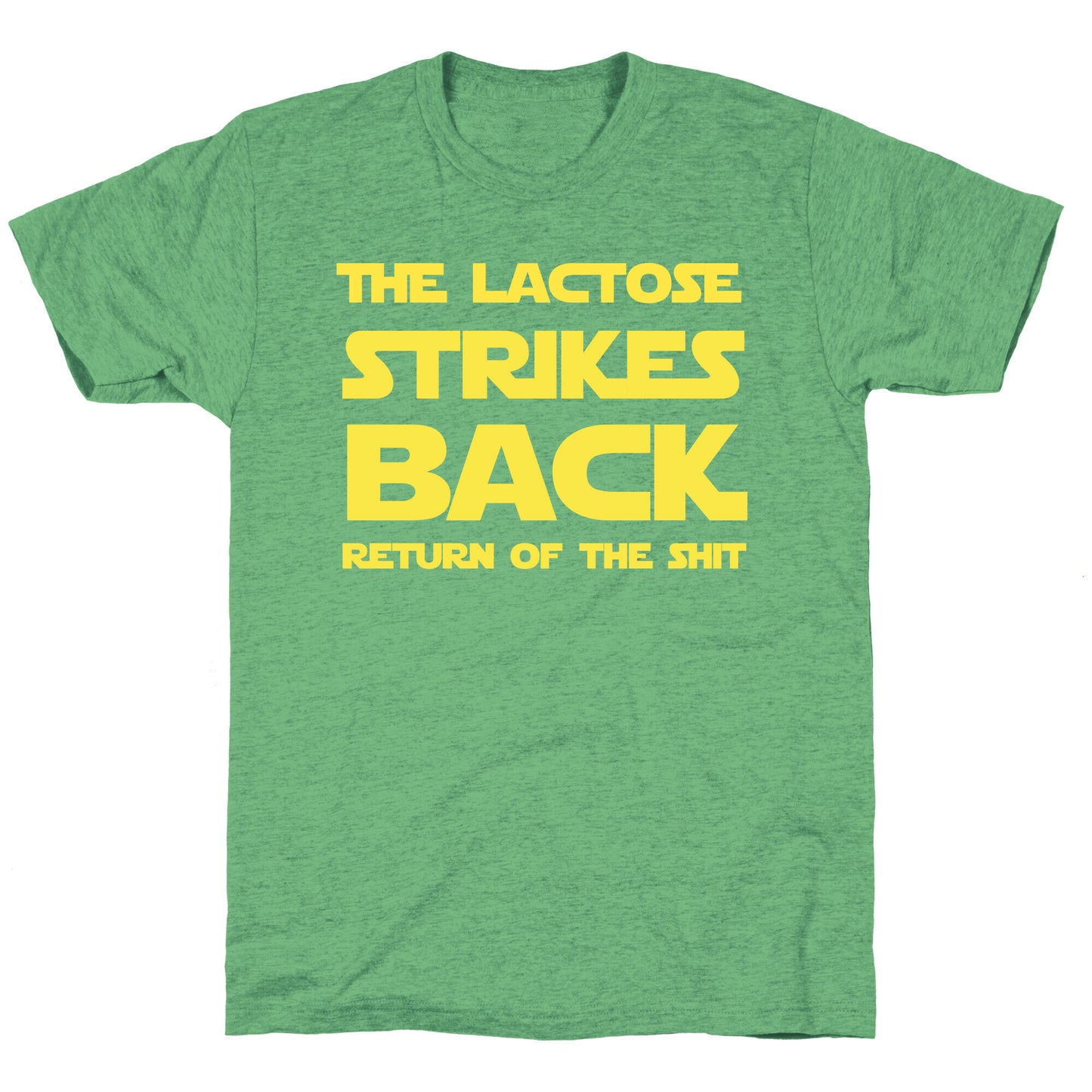 The Lactose Strikes Back… Return of the Shit Unisex Triblend Tee