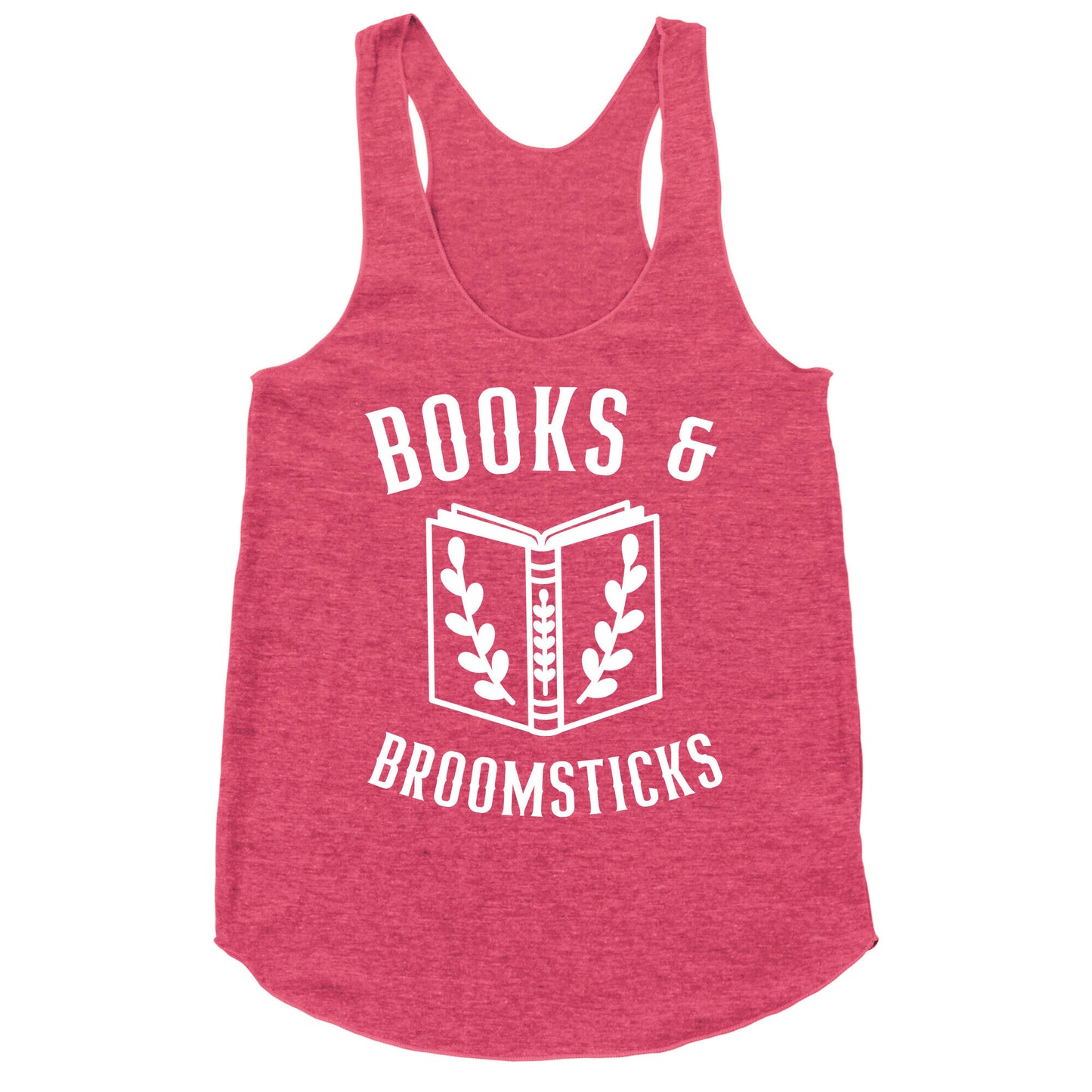 Books And Broomsticks Racerback Tank