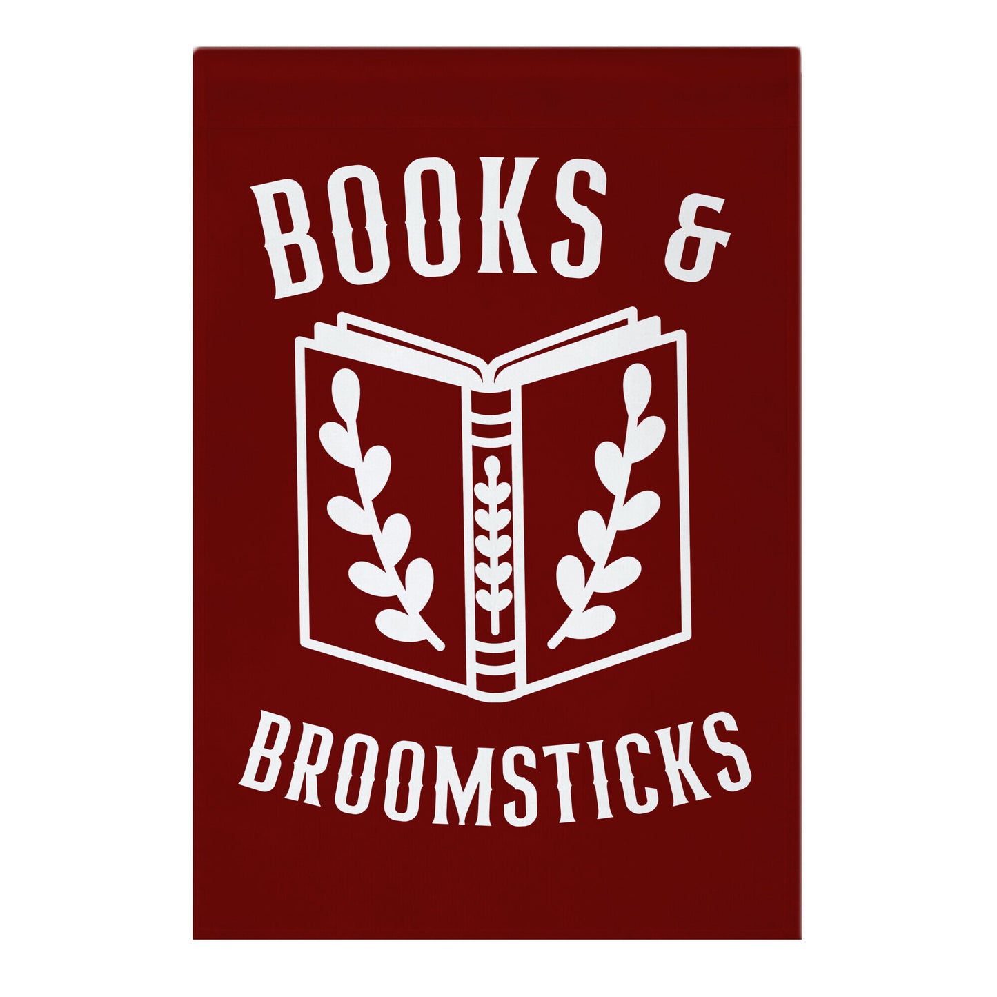 Books And Broomsticks Garden Flag