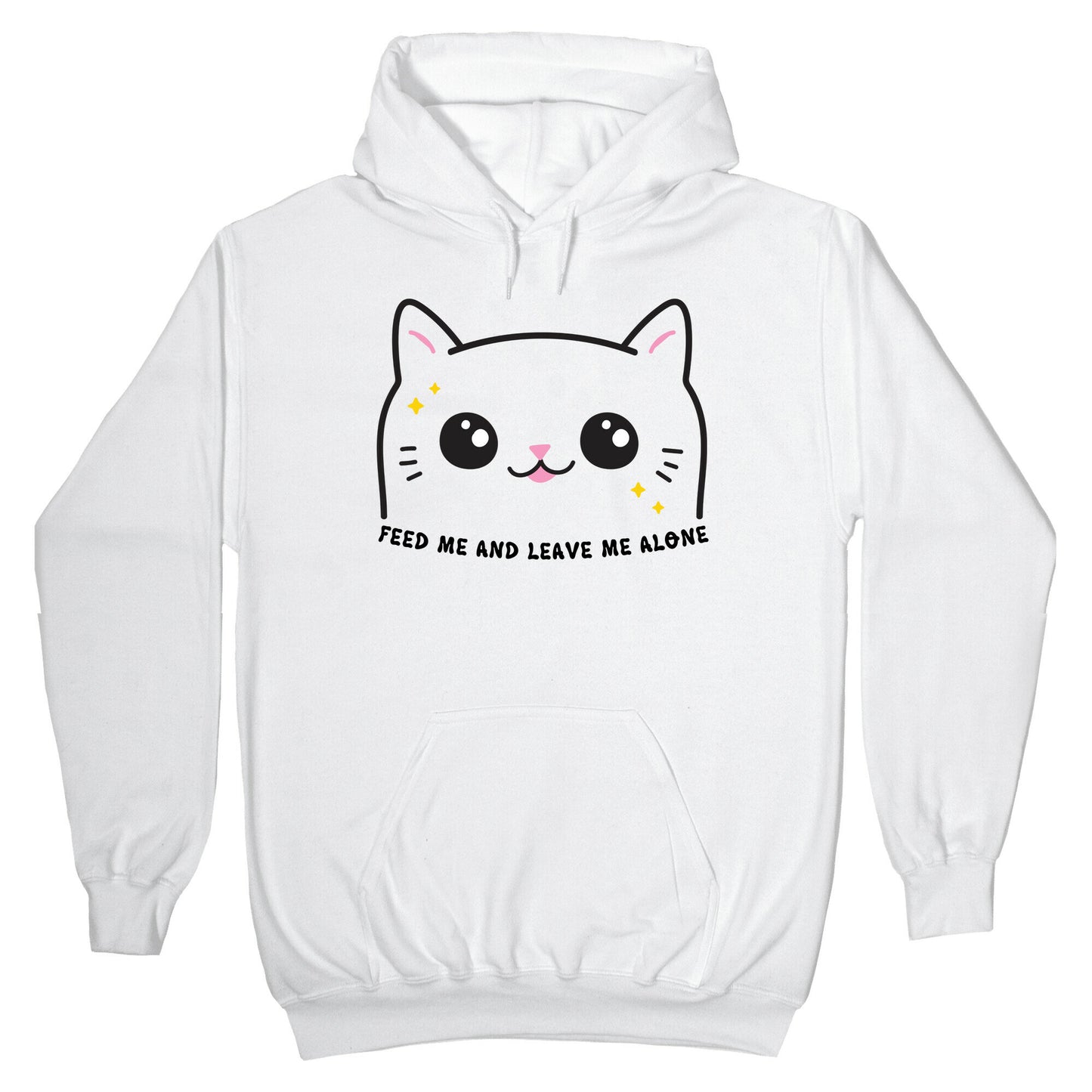 Feed Me And Leave Me Alone Cat Hoodie