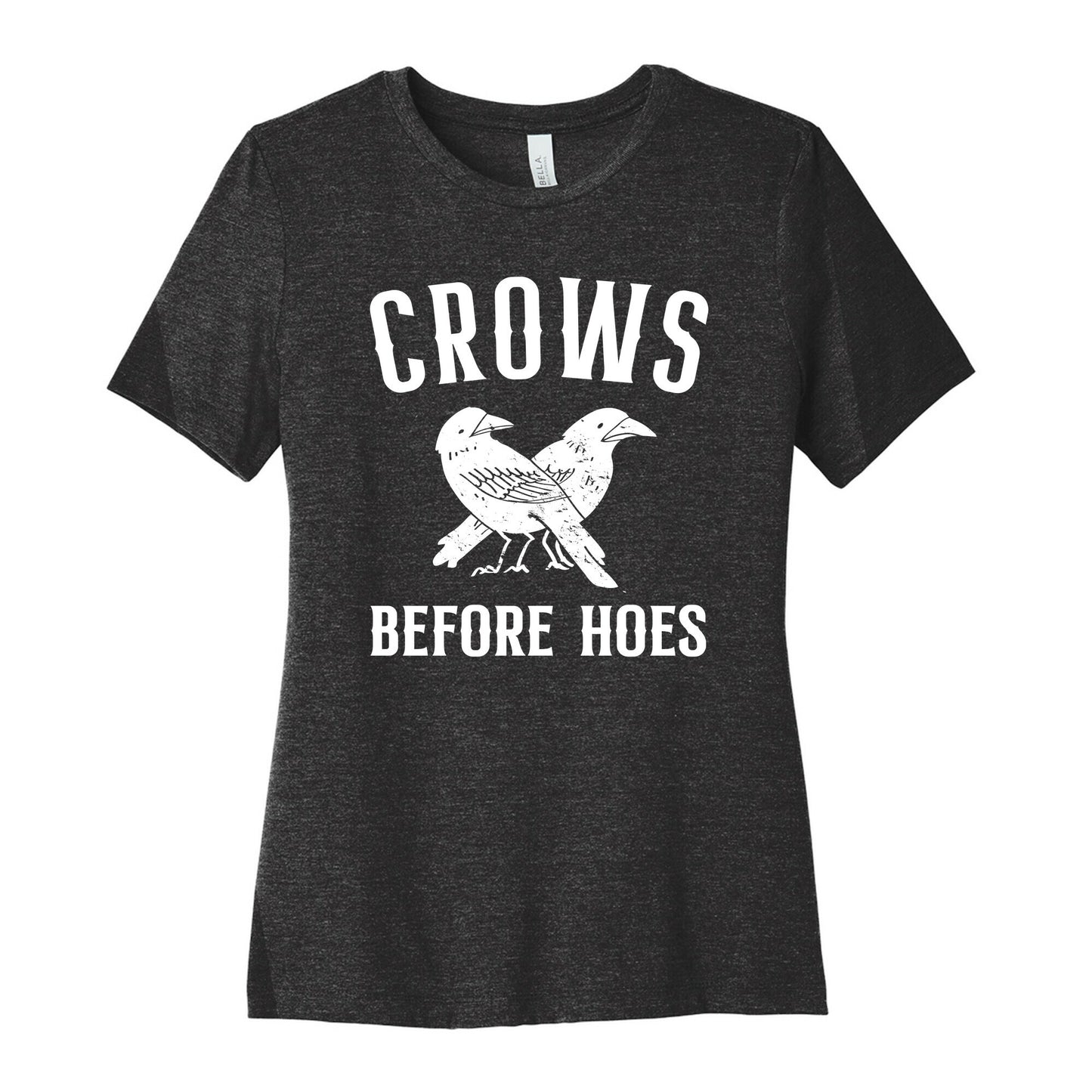 Crows Before Hoes Women's Cotton Tee