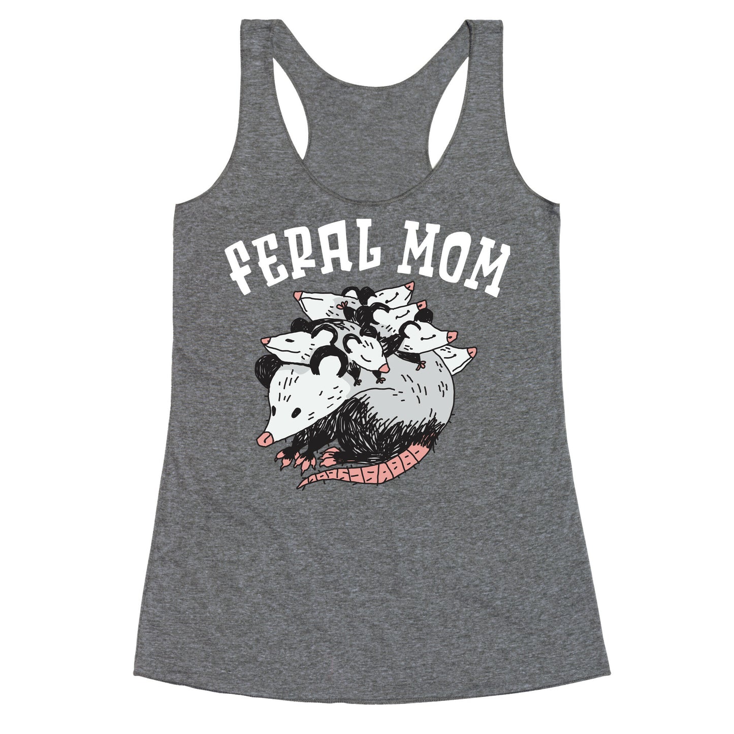Feral Mom Racerback Tank