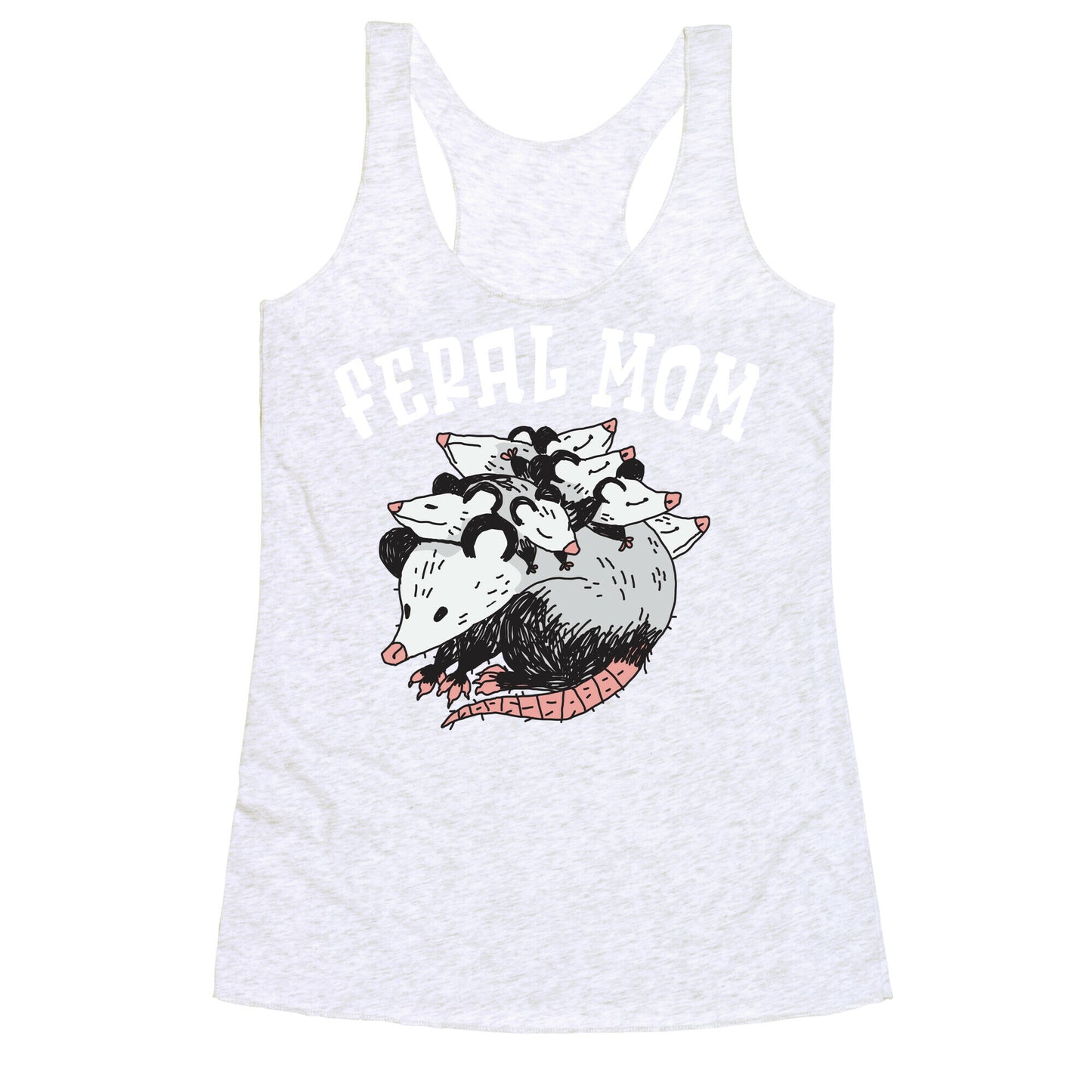Feral Mom Racerback Tank