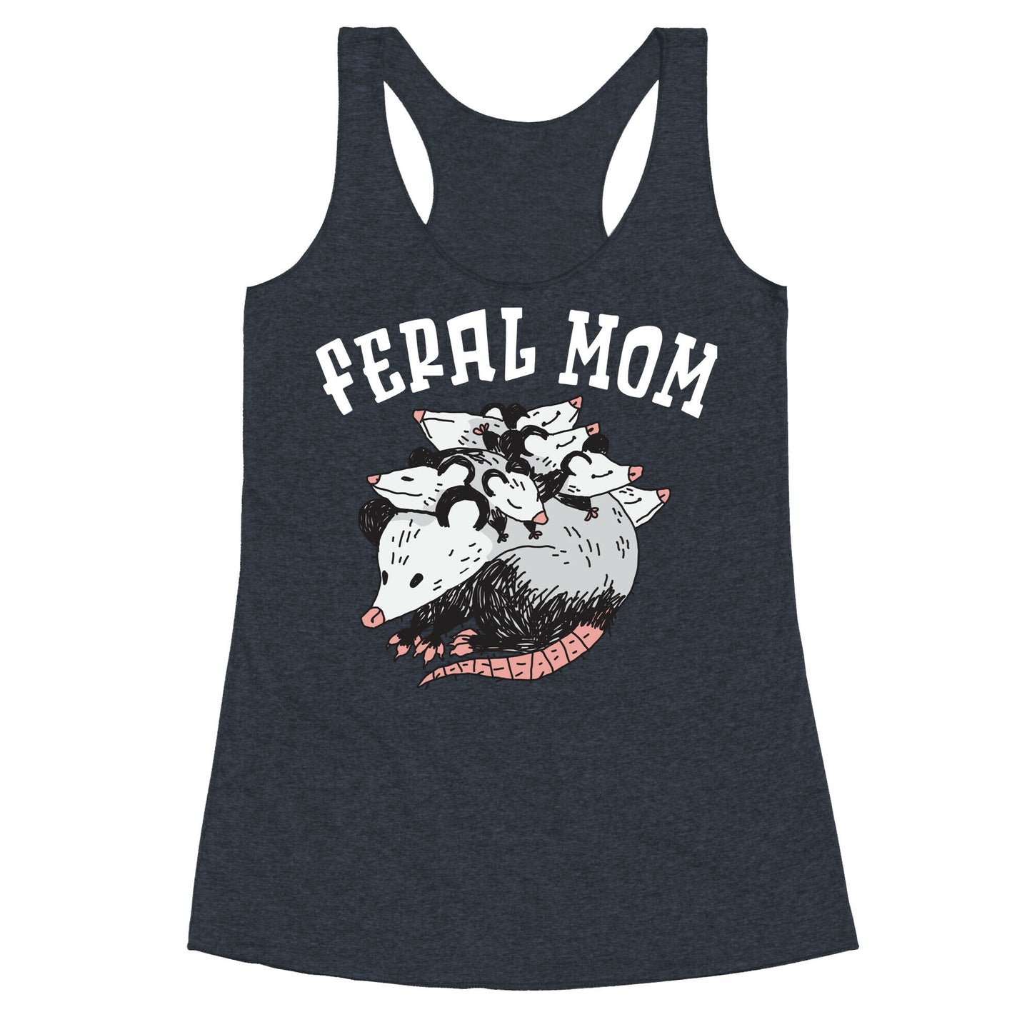 Feral Mom Racerback Tank