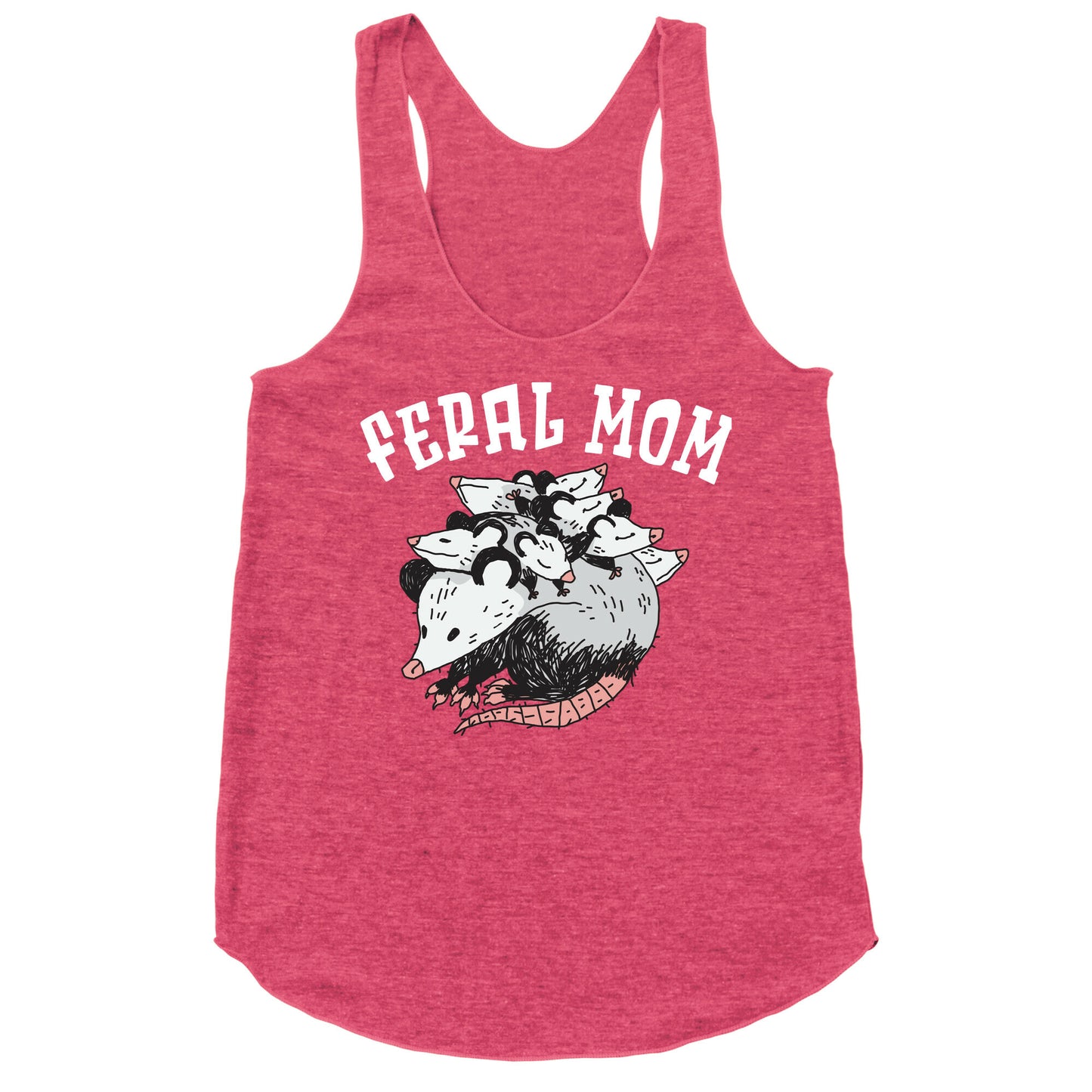 Feral Mom Racerback Tank
