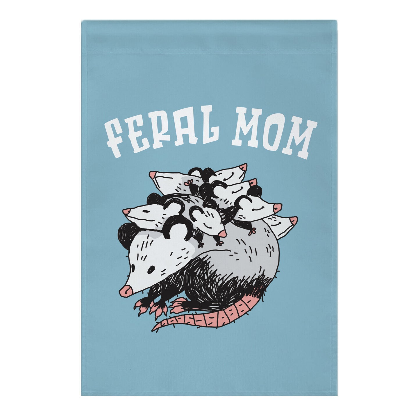 Feral Mom Garden Flag