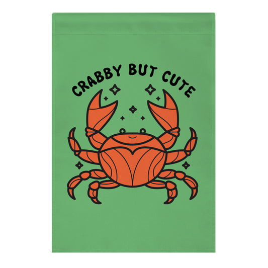 Crabby But Cute Garden Flag