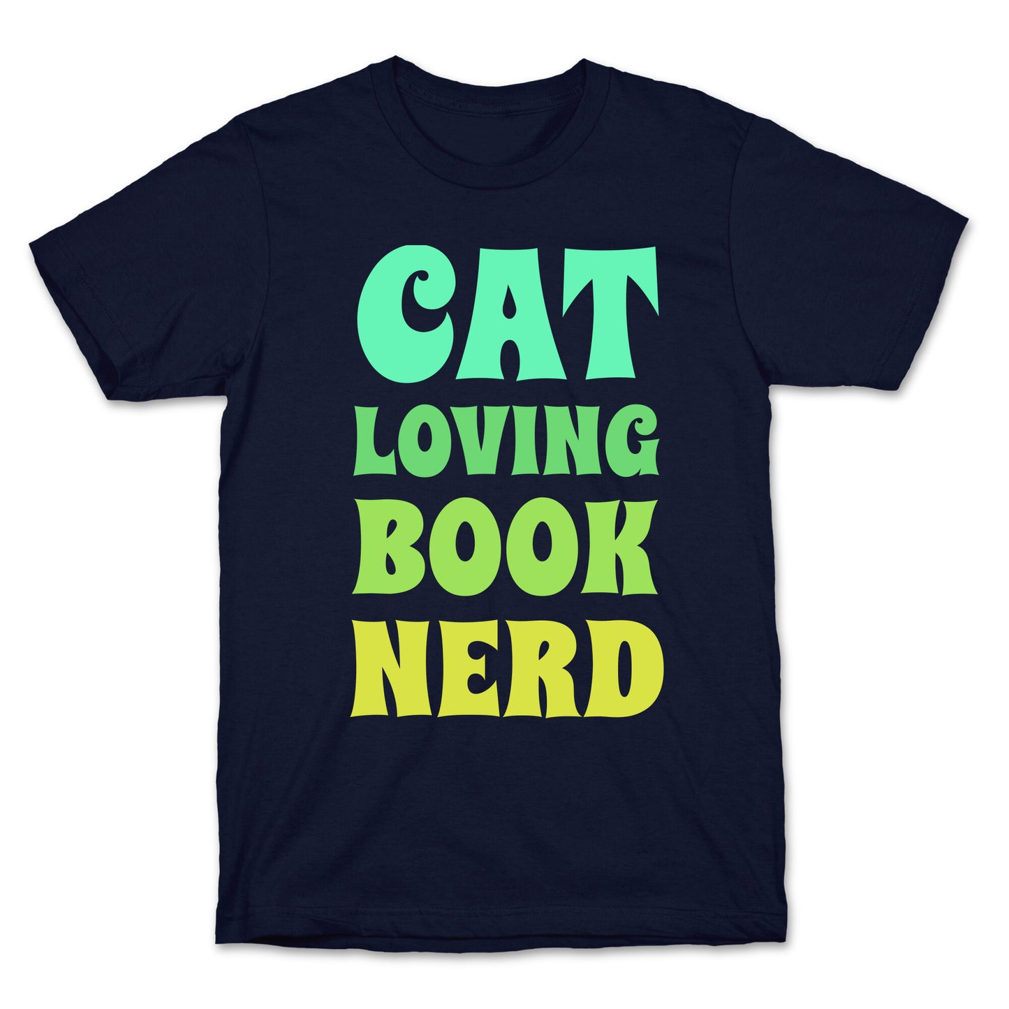 Cat-loving, Book-nerd T-Shirt