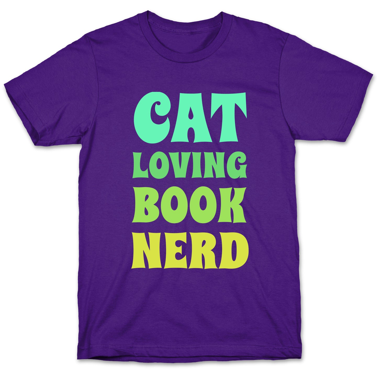 Cat-loving, Book-nerd T-Shirt