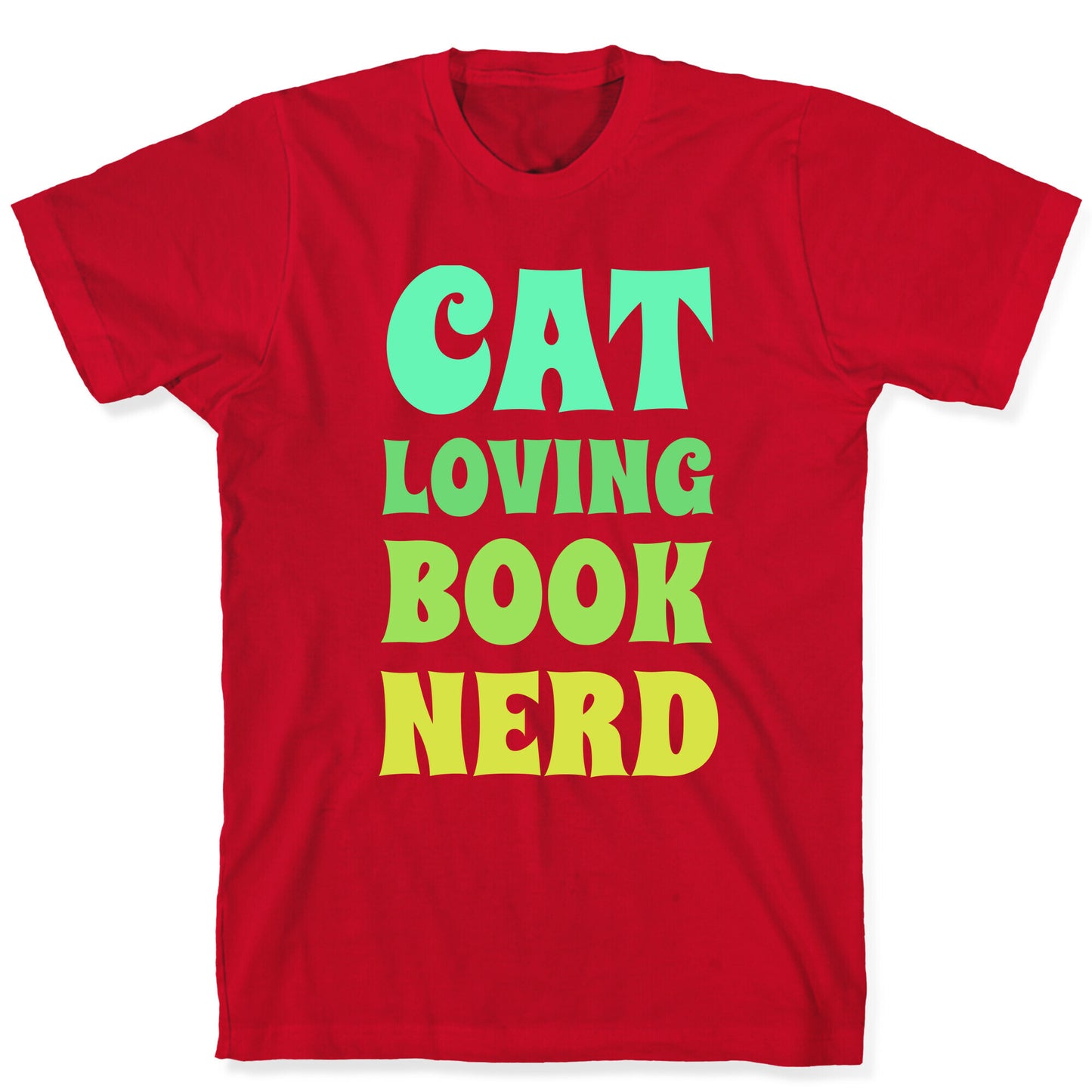 Cat-loving, Book-nerd T-Shirt