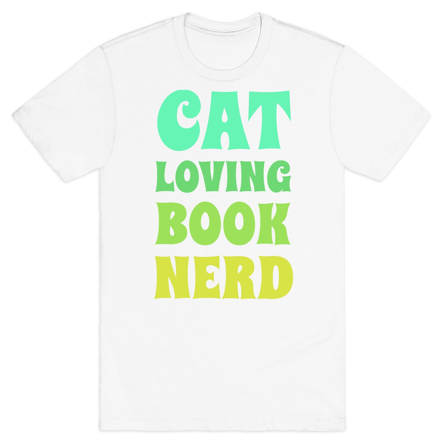 Cat-loving, Book-nerd T-Shirt