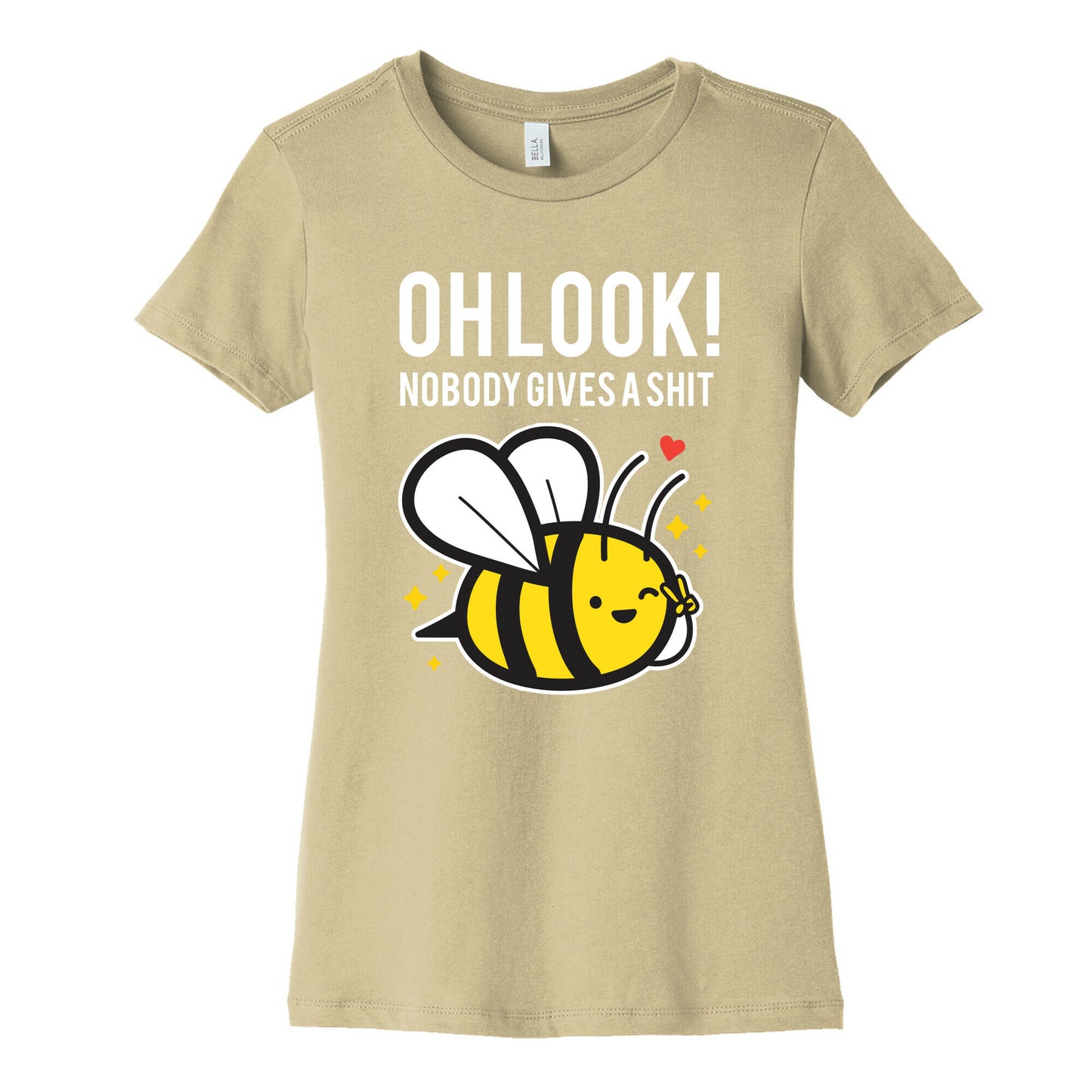 Oh Look! Nobody Gives A Shit Women's Cotton Tee