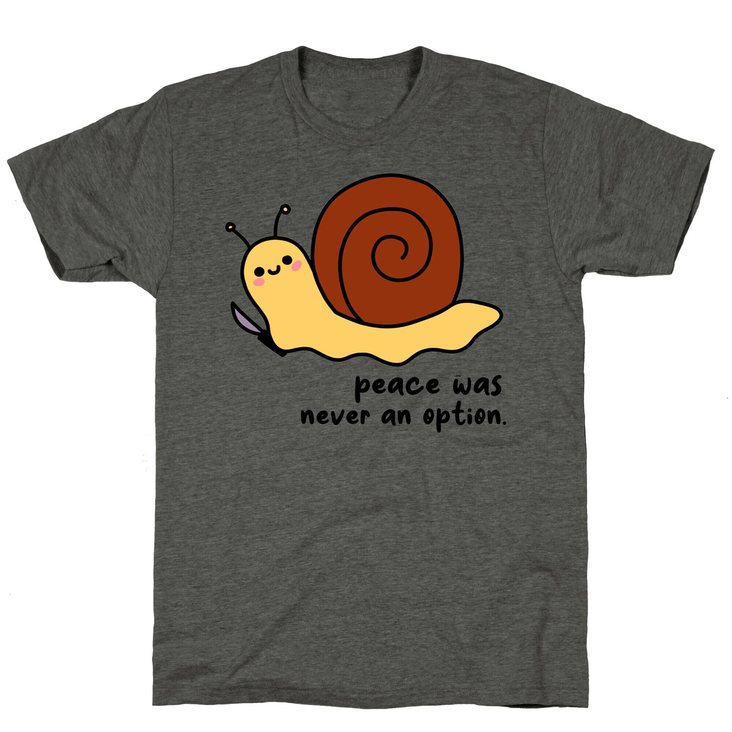 Peace Was Never An Option Unisex Triblend Tee