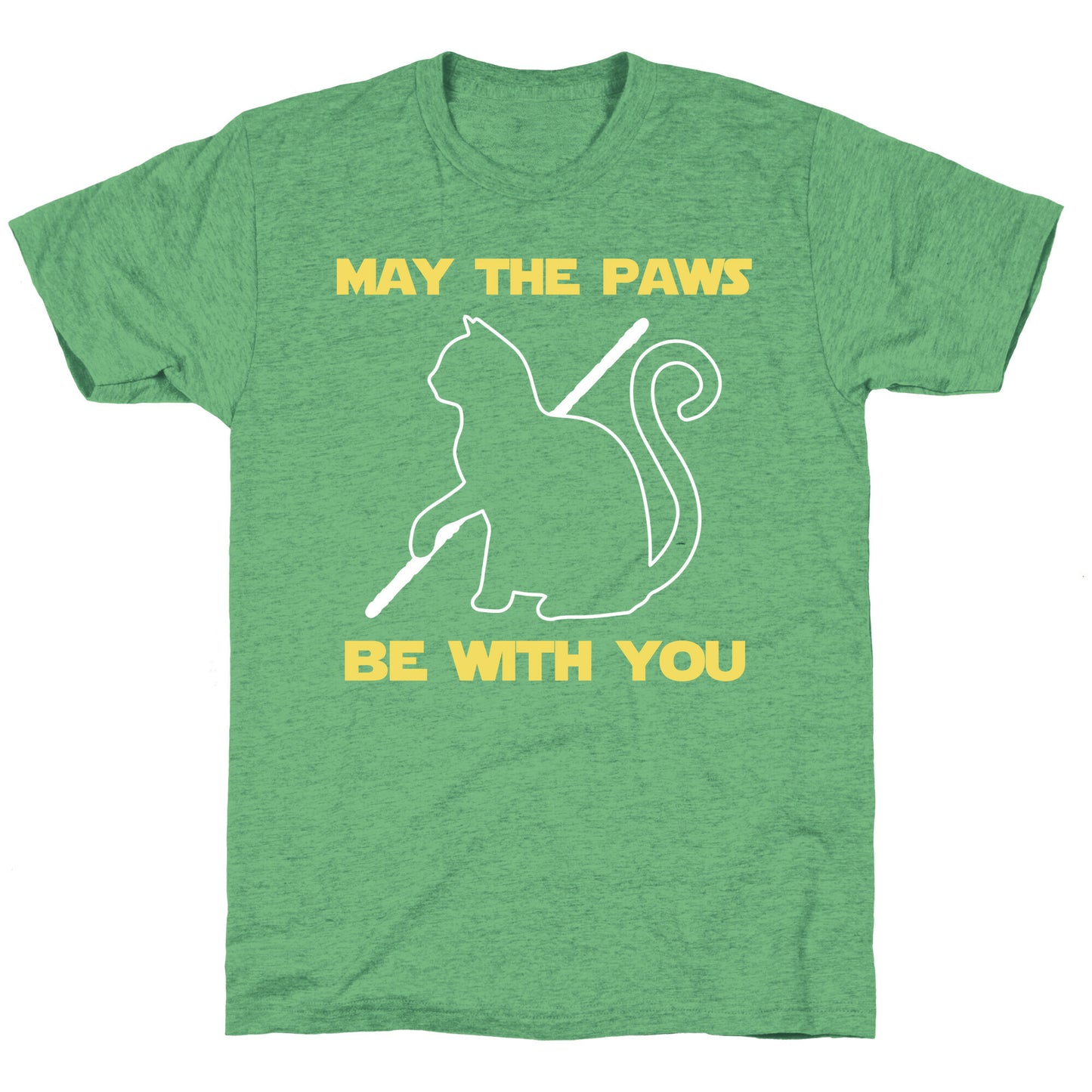 May The Paws Be With You Unisex Triblend Tee