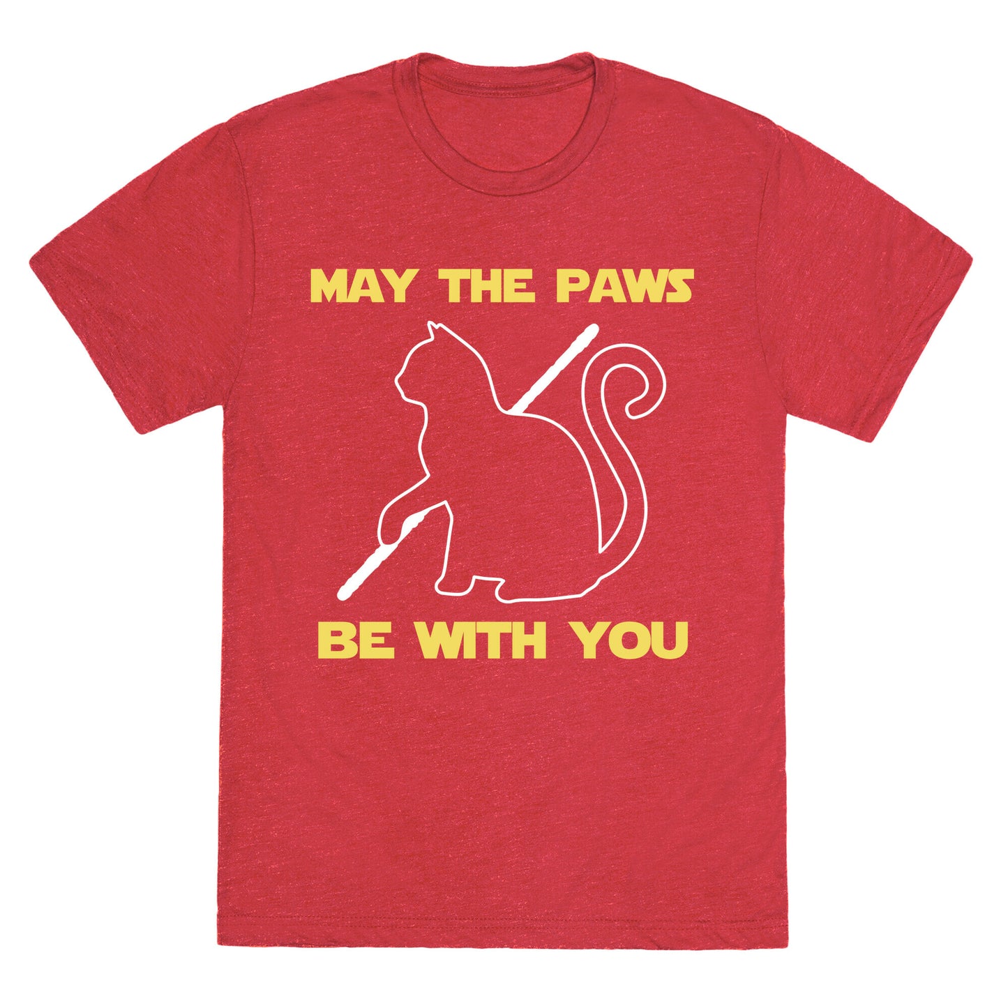 May The Paws Be With You Unisex Triblend Tee
