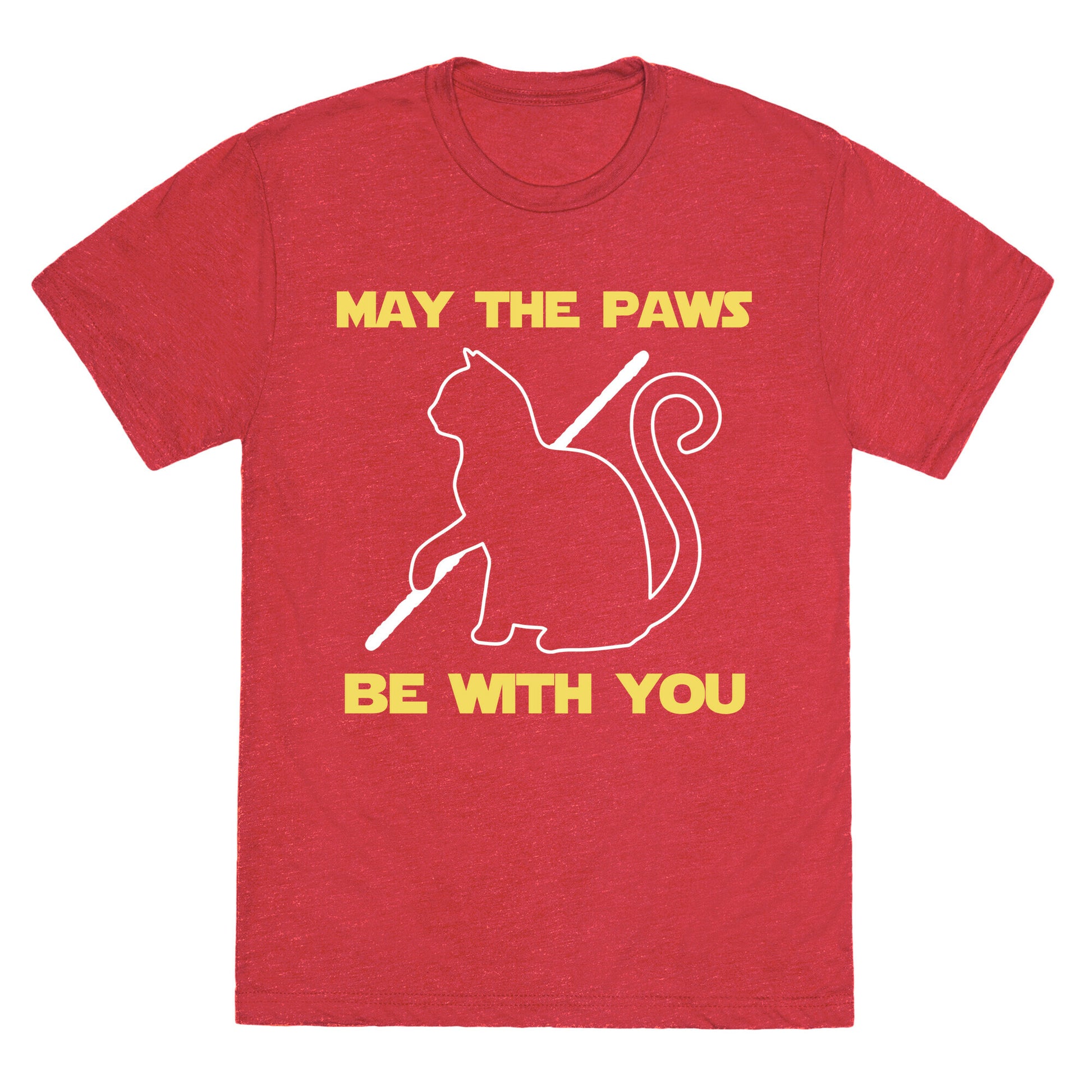 May The Paws Be With You Unisex Triblend Tee