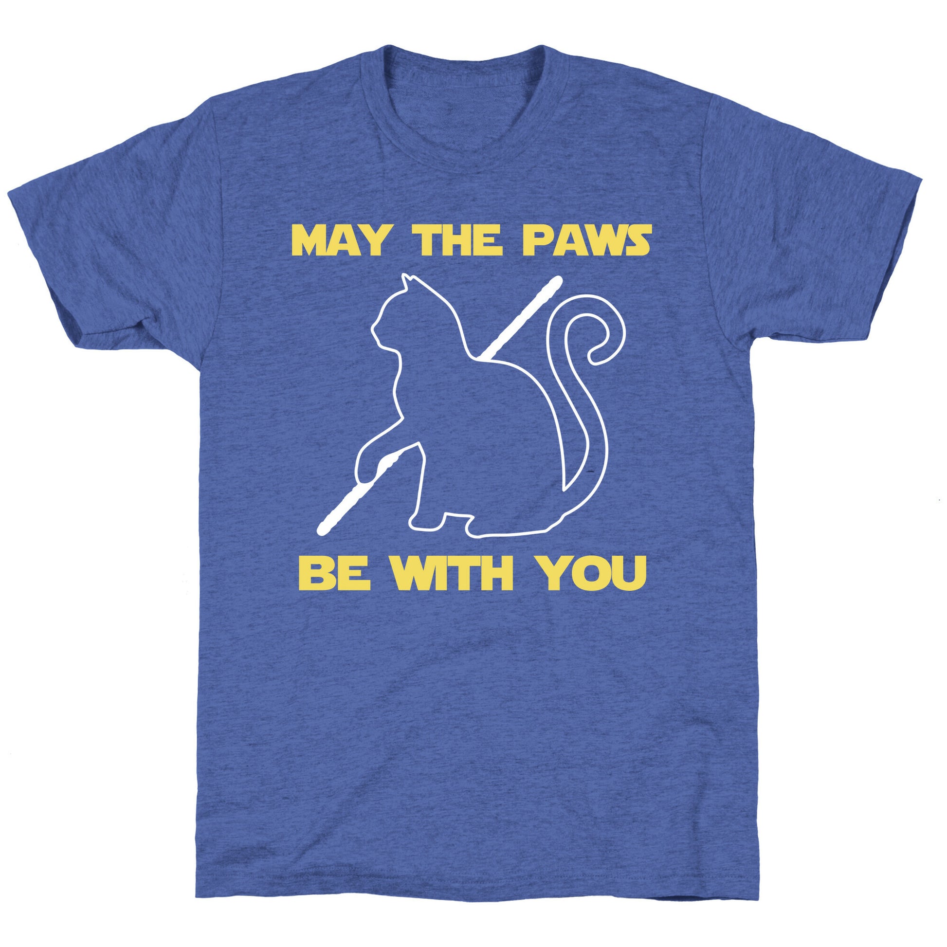 May The Paws Be With You Unisex Triblend Tee