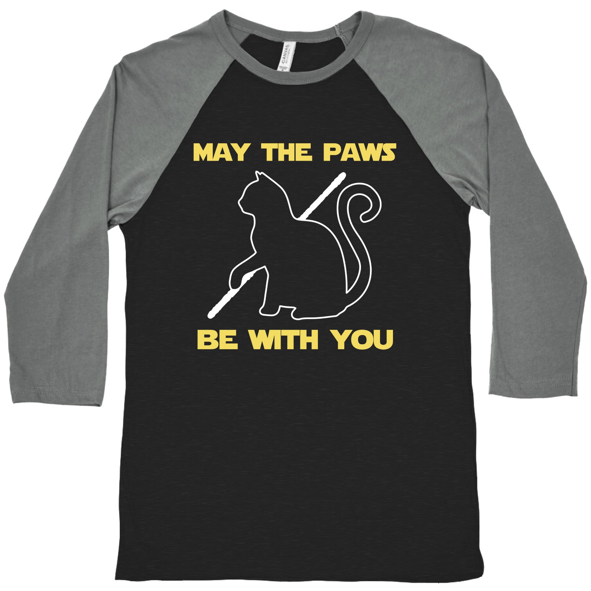 May The Paws Be With You Baseball Tee
