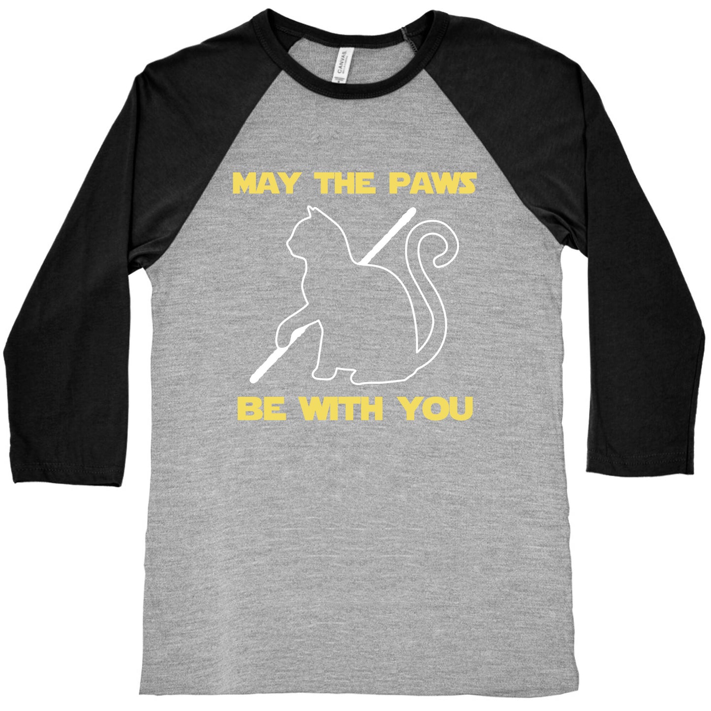 May The Paws Be With You Baseball Tee