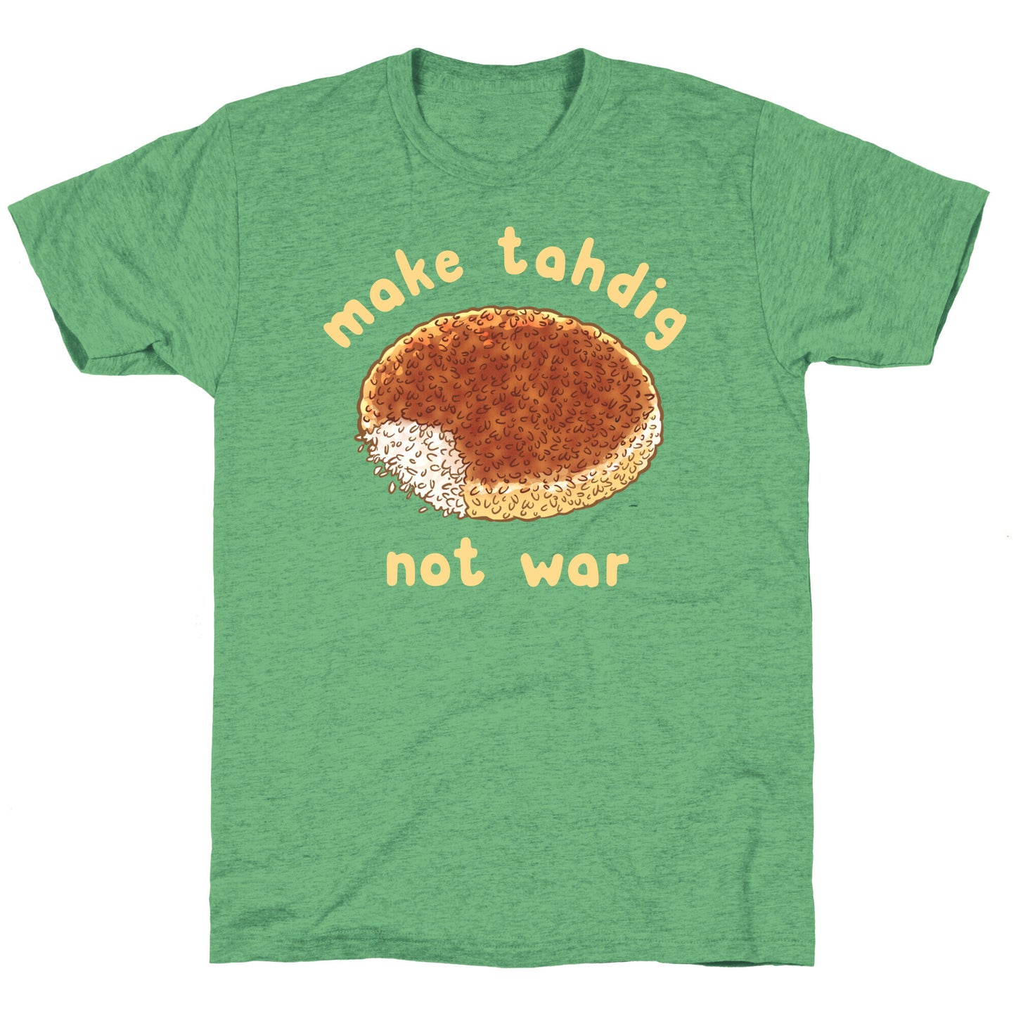 Make Tahdig Not War Unisex Triblend Tee