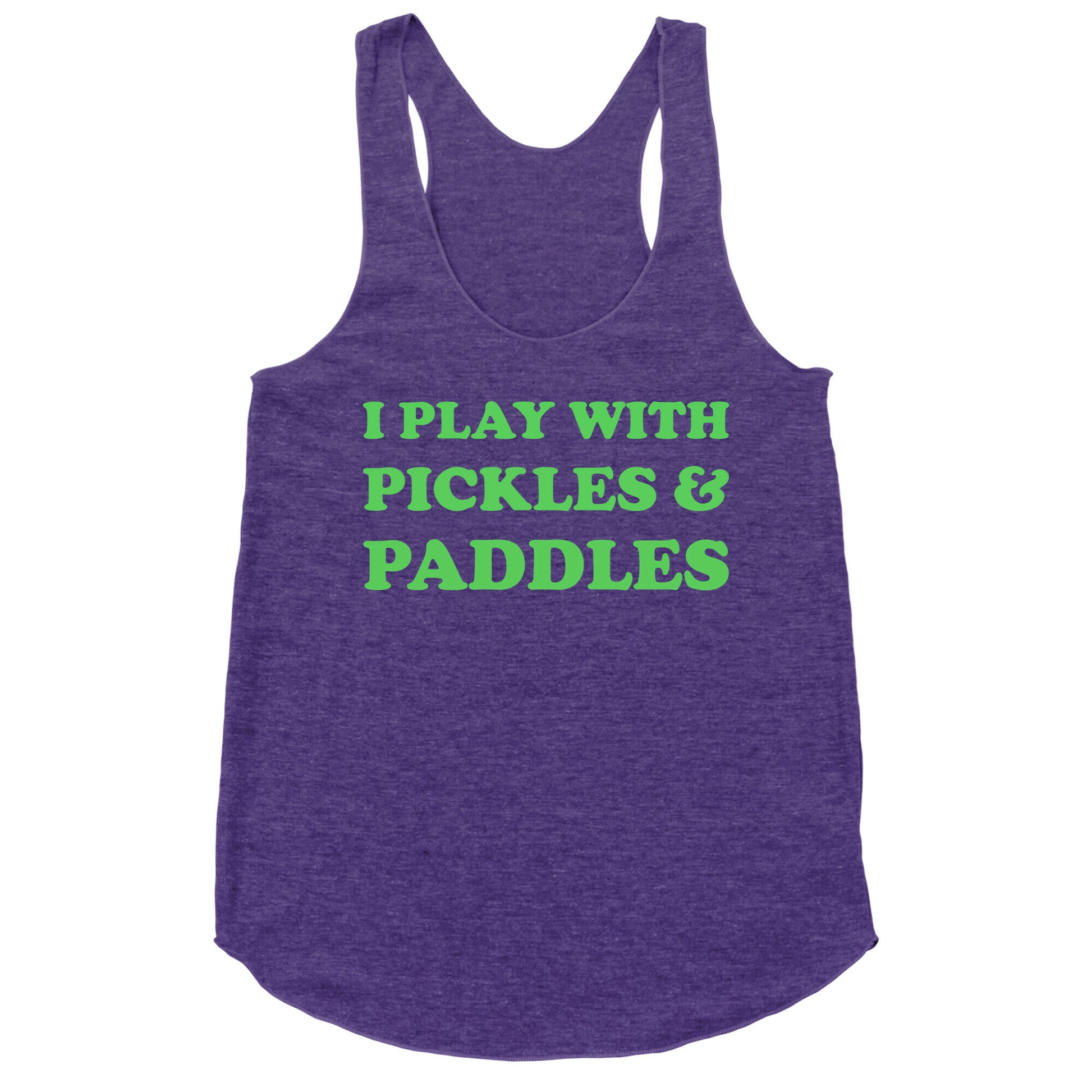 Pickles And Paddles. Racerback Tank