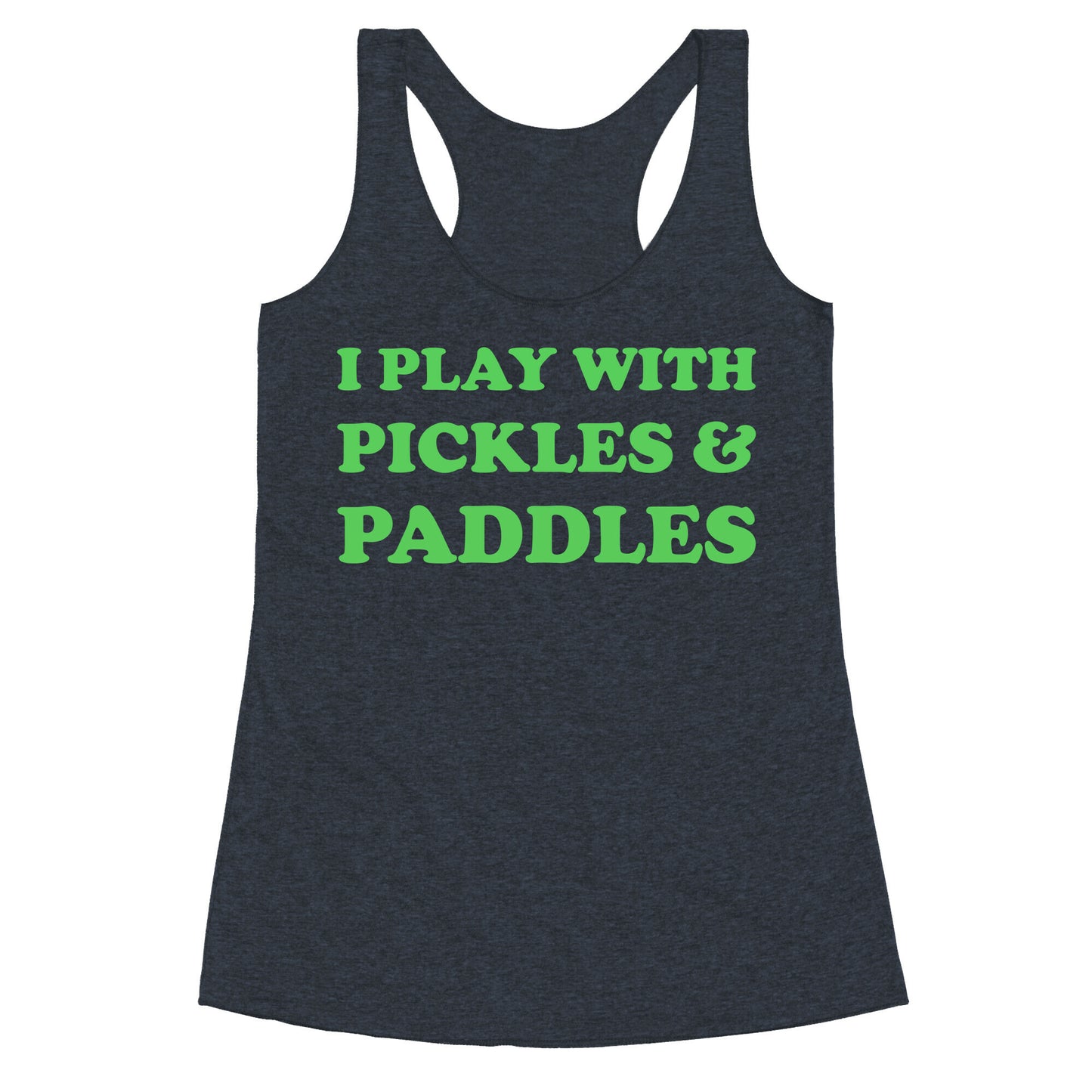 Pickles And Paddles. Racerback Tank