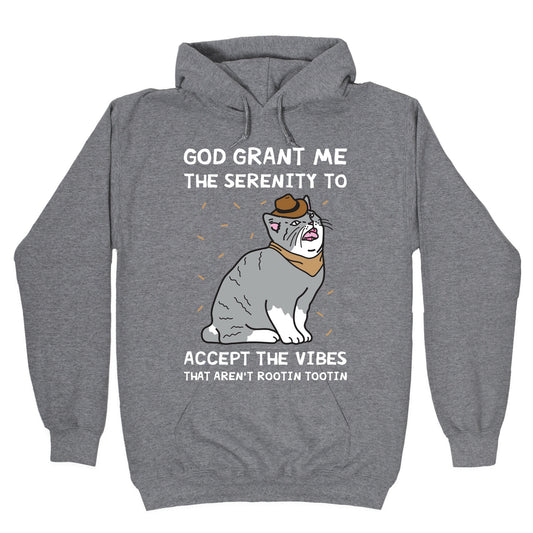 God Grant Me The Serenity To Accept The Vibes That Aren't Rootin Tootin Hoodie