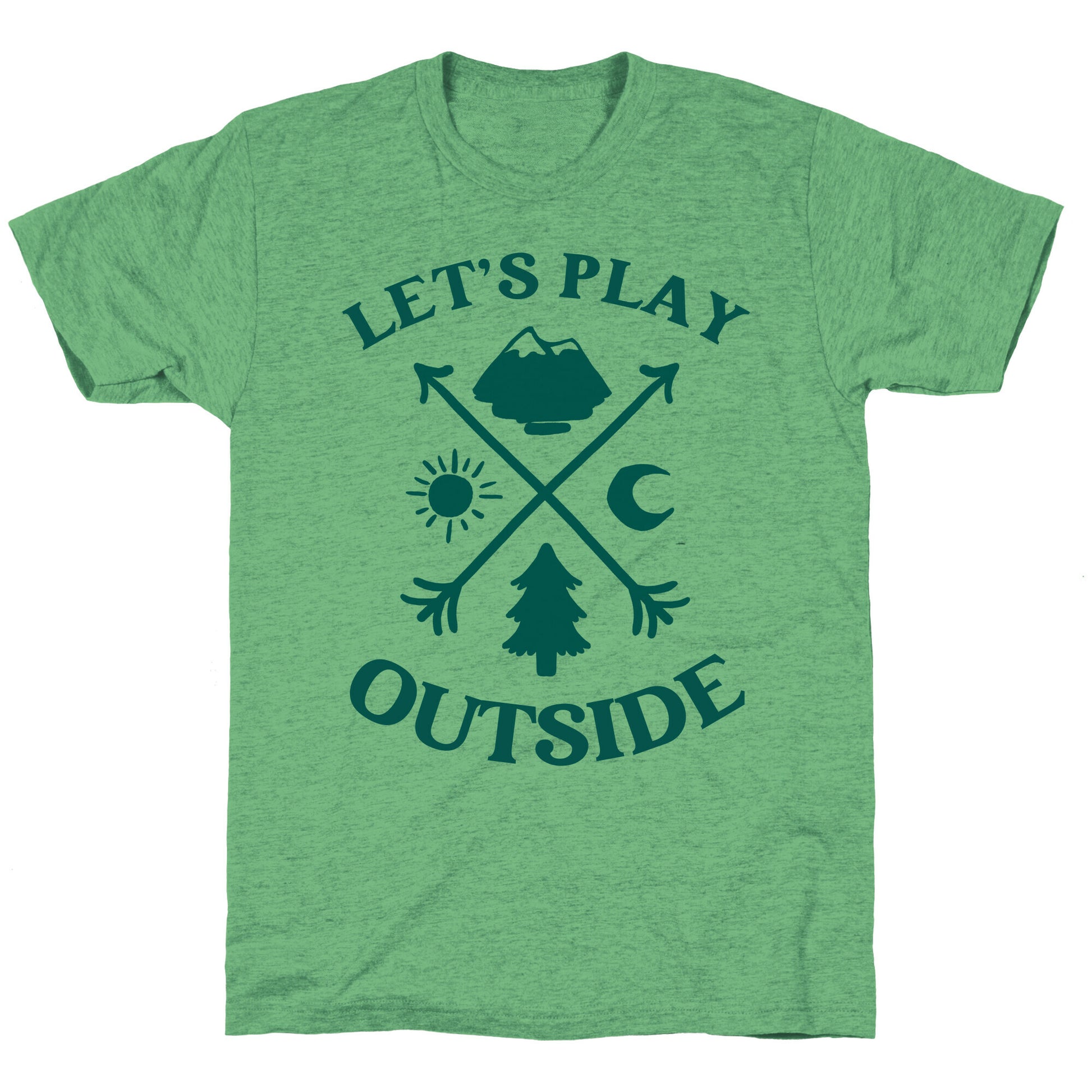 Let's Play Outside Unisex Triblend Tee