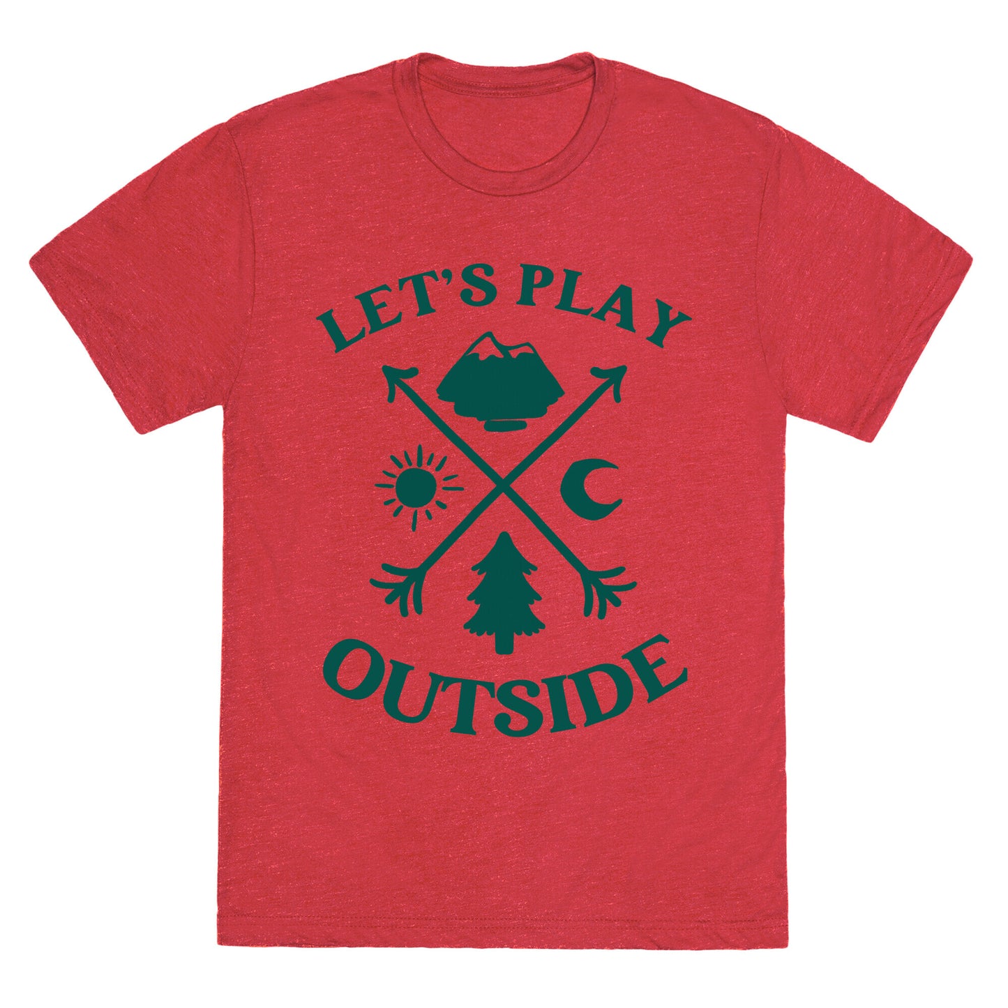 Let's Play Outside Unisex Triblend Tee