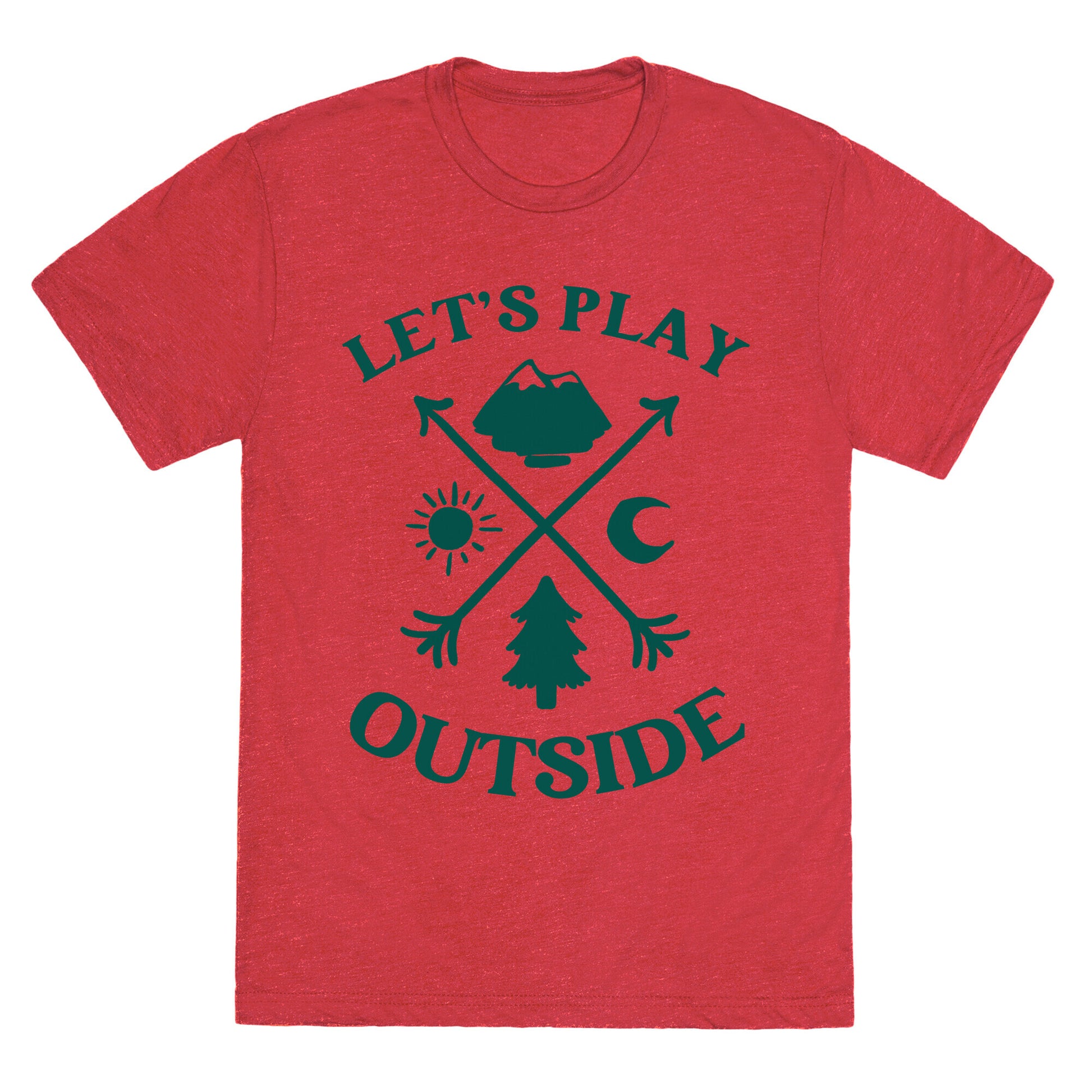 Let's Play Outside Unisex Triblend Tee