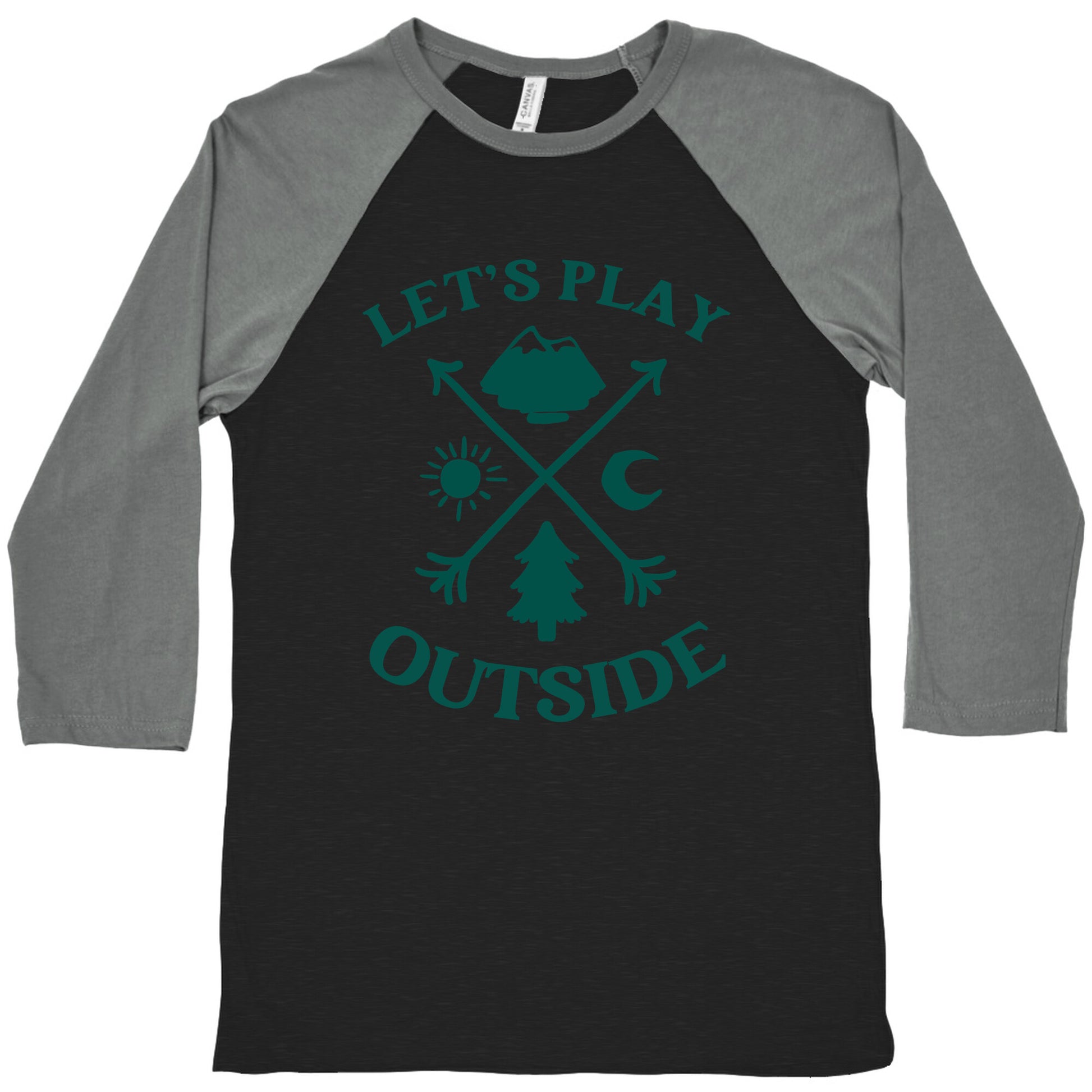 Let's Play Outside Baseball Tee
