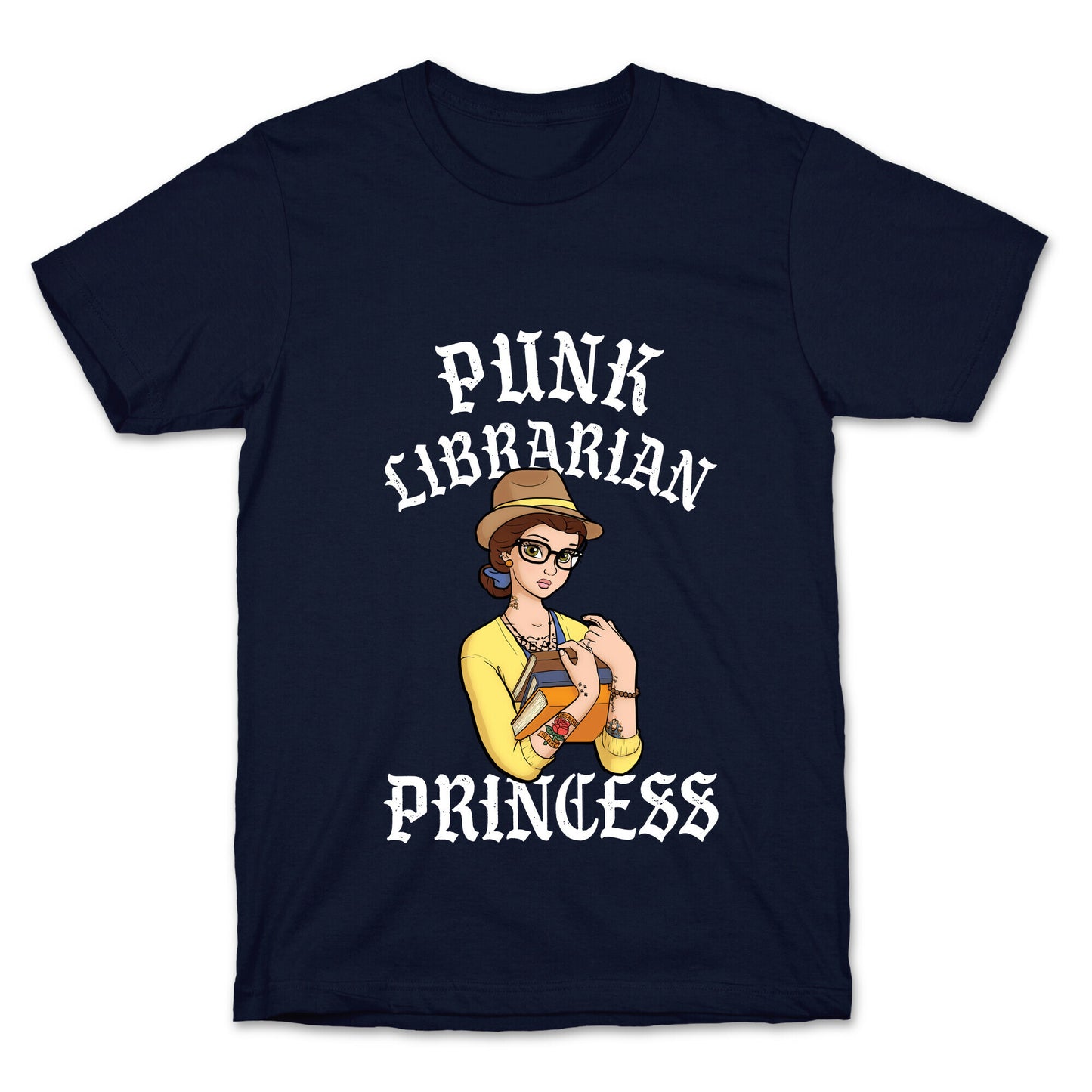 Punk Librarian Princess T-Shirt