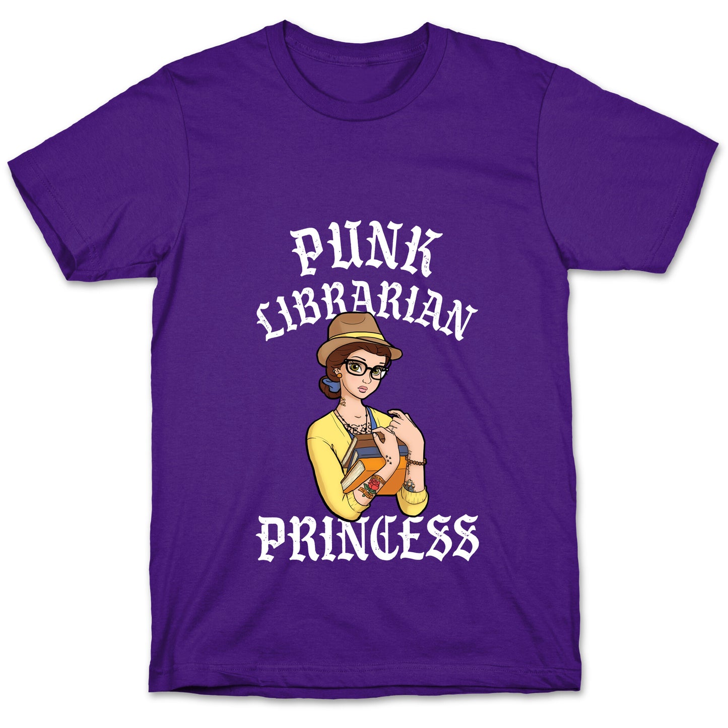 Punk Librarian Princess T-Shirt