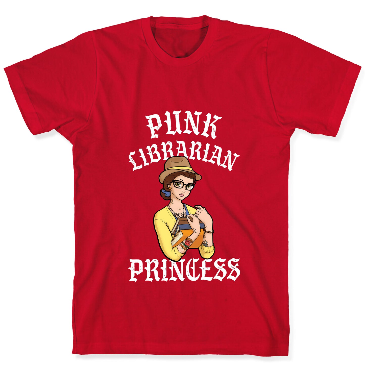 Punk Librarian Princess T-Shirt