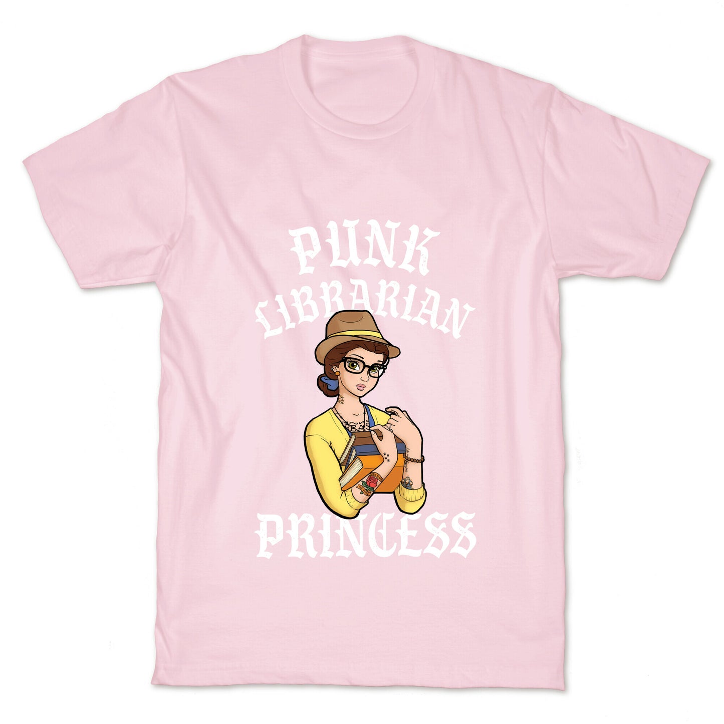 Punk Librarian Princess T-Shirt