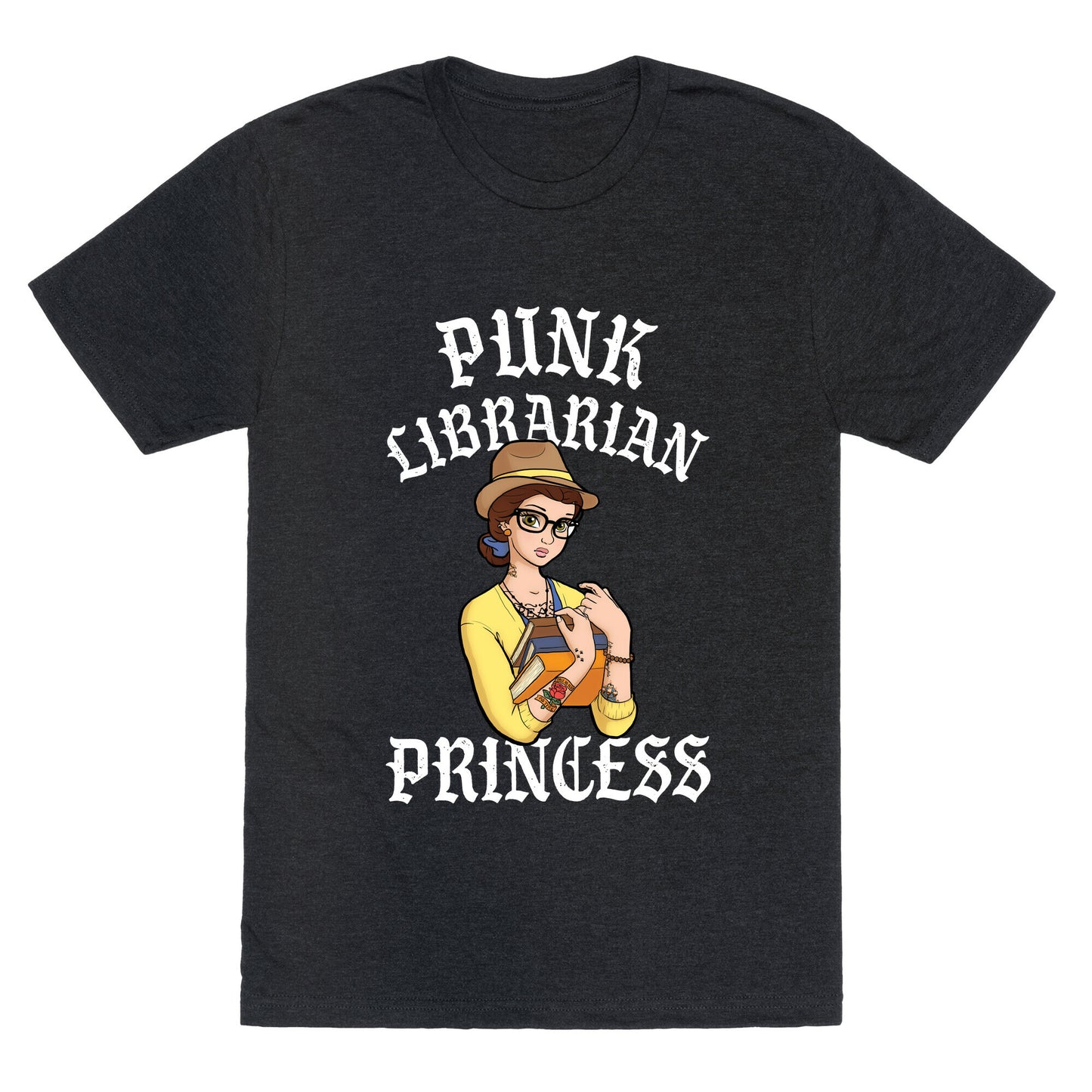 Punk Librarian Princess Unisex Triblend Tee
