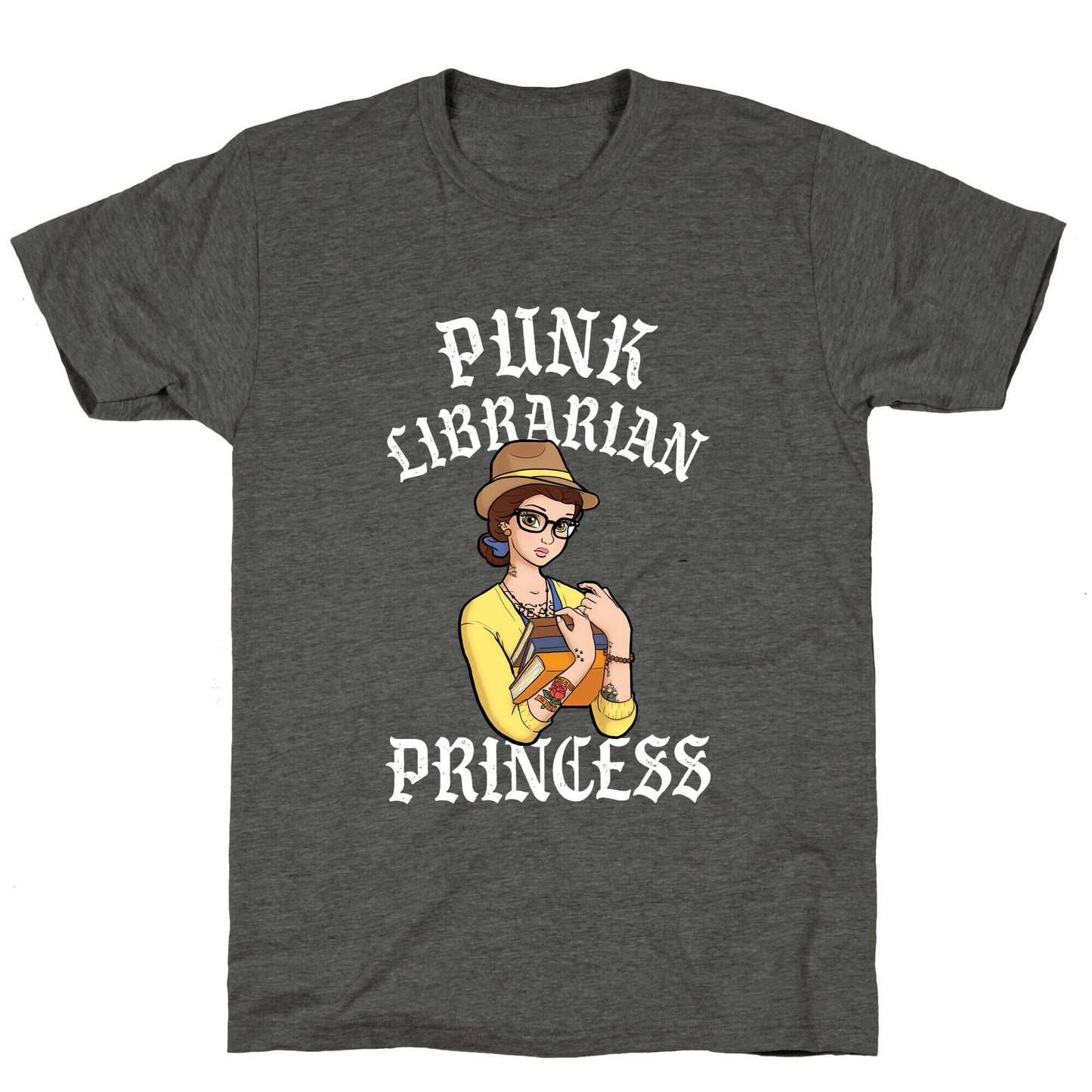 Punk Librarian Princess Unisex Triblend Tee