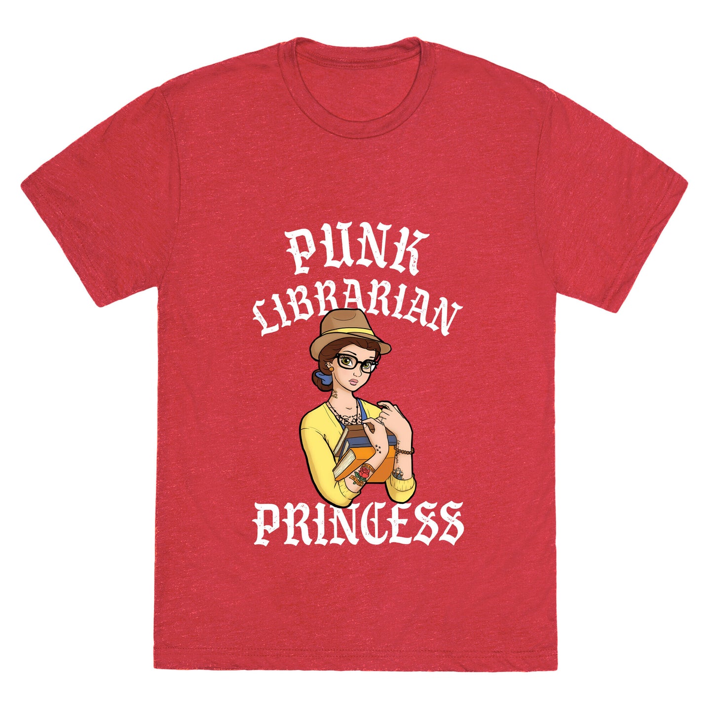 Punk Librarian Princess Unisex Triblend Tee