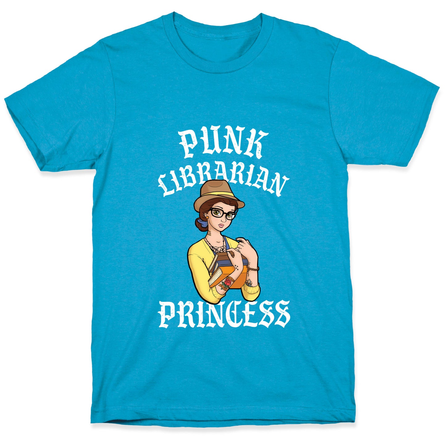 Punk Librarian Princess Unisex Triblend Tee