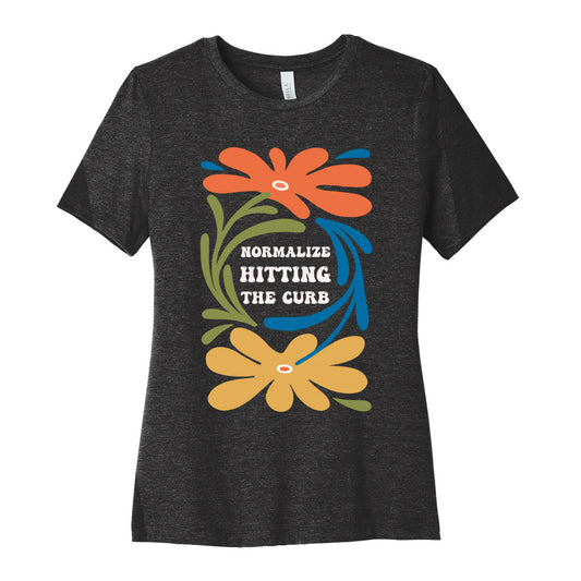 Normalize Hitting The Curb Women's Cotton Tee