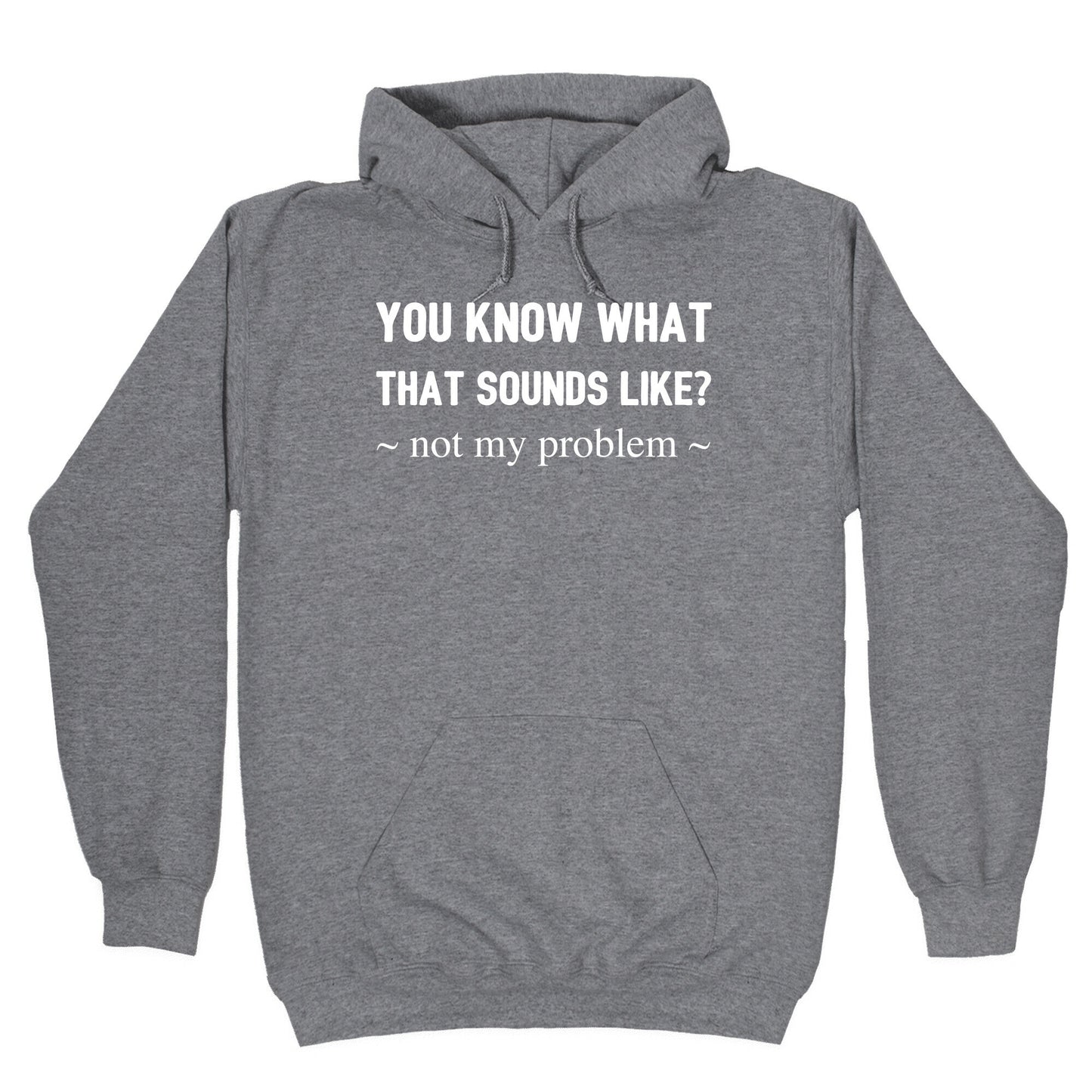 You Know What That Sounds Like? Not My Problem Hoodie