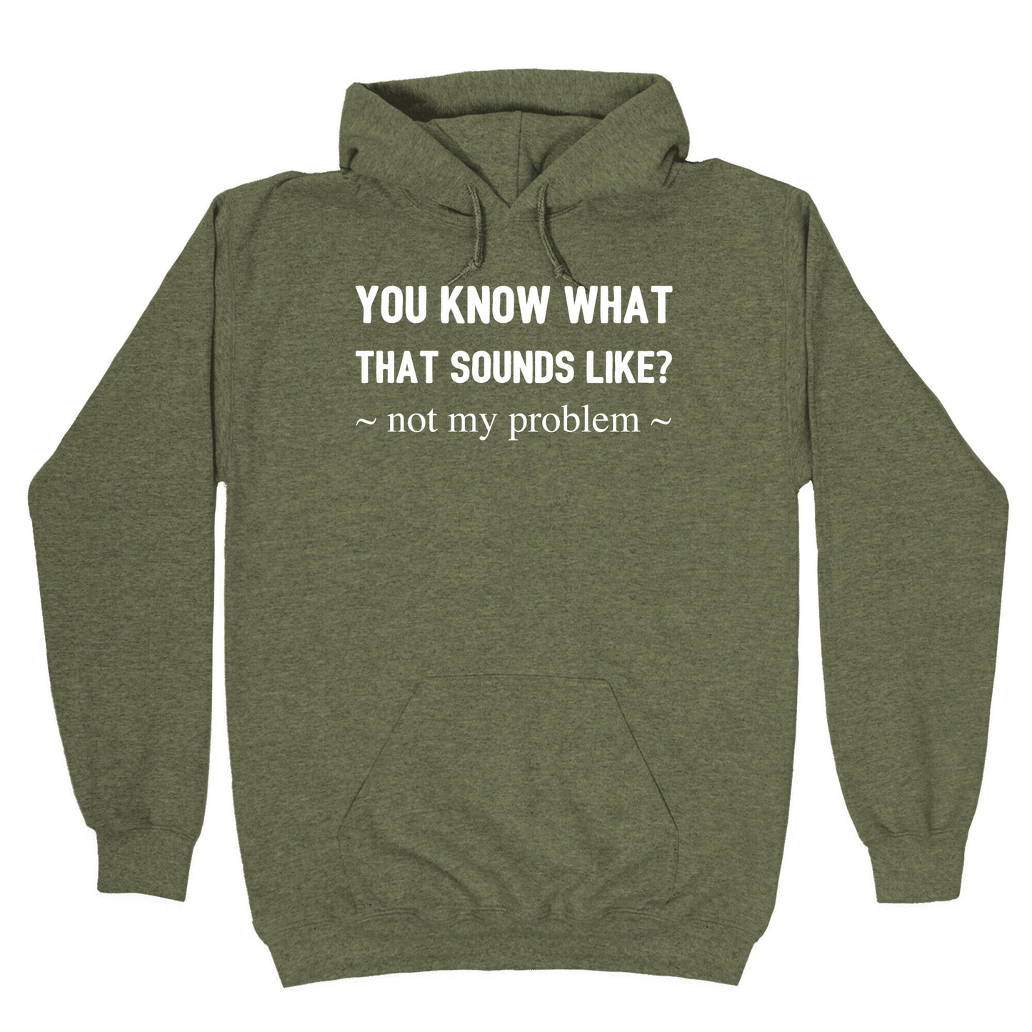 You Know What That Sounds Like? Not My Problem Hoodie