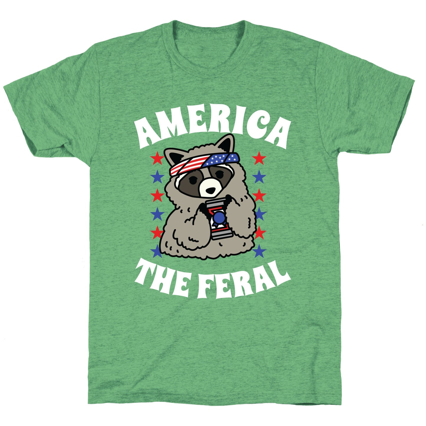 America The Feral Unisex Triblend Tee